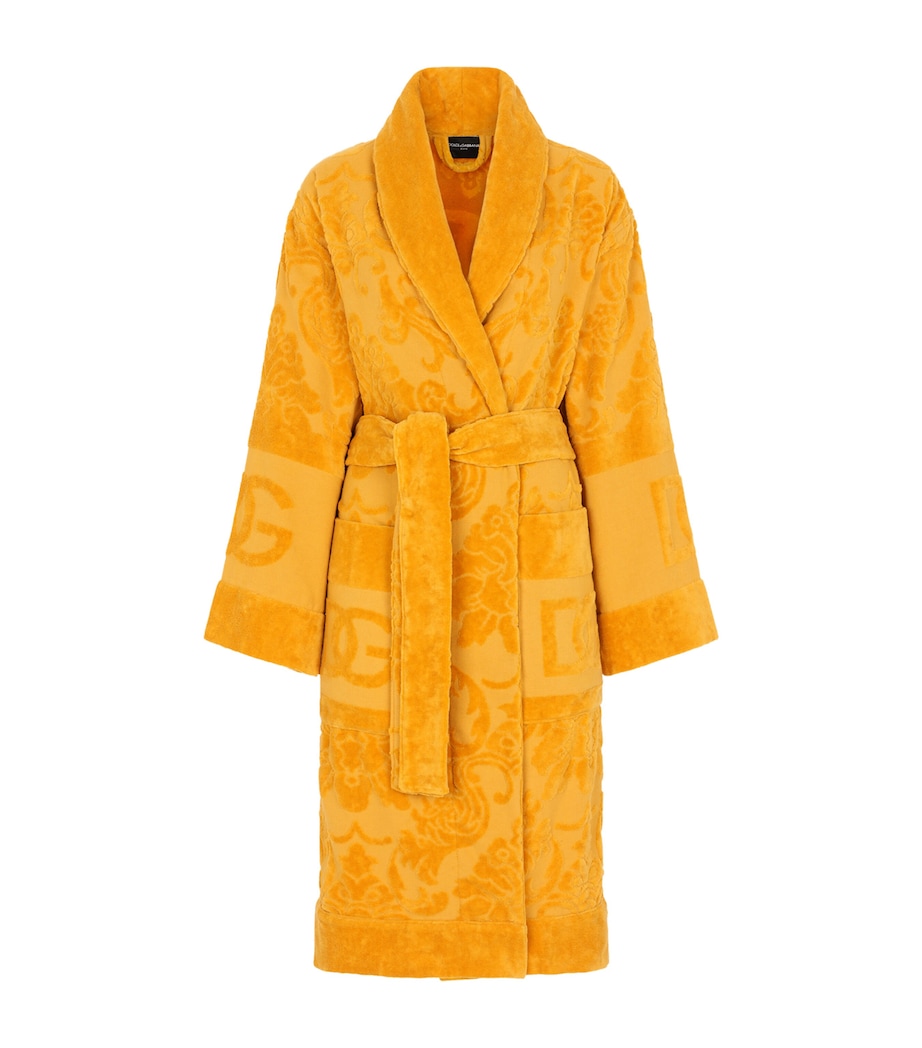 Terry Cotton DG Logo Robe U0001 ORO Image 1