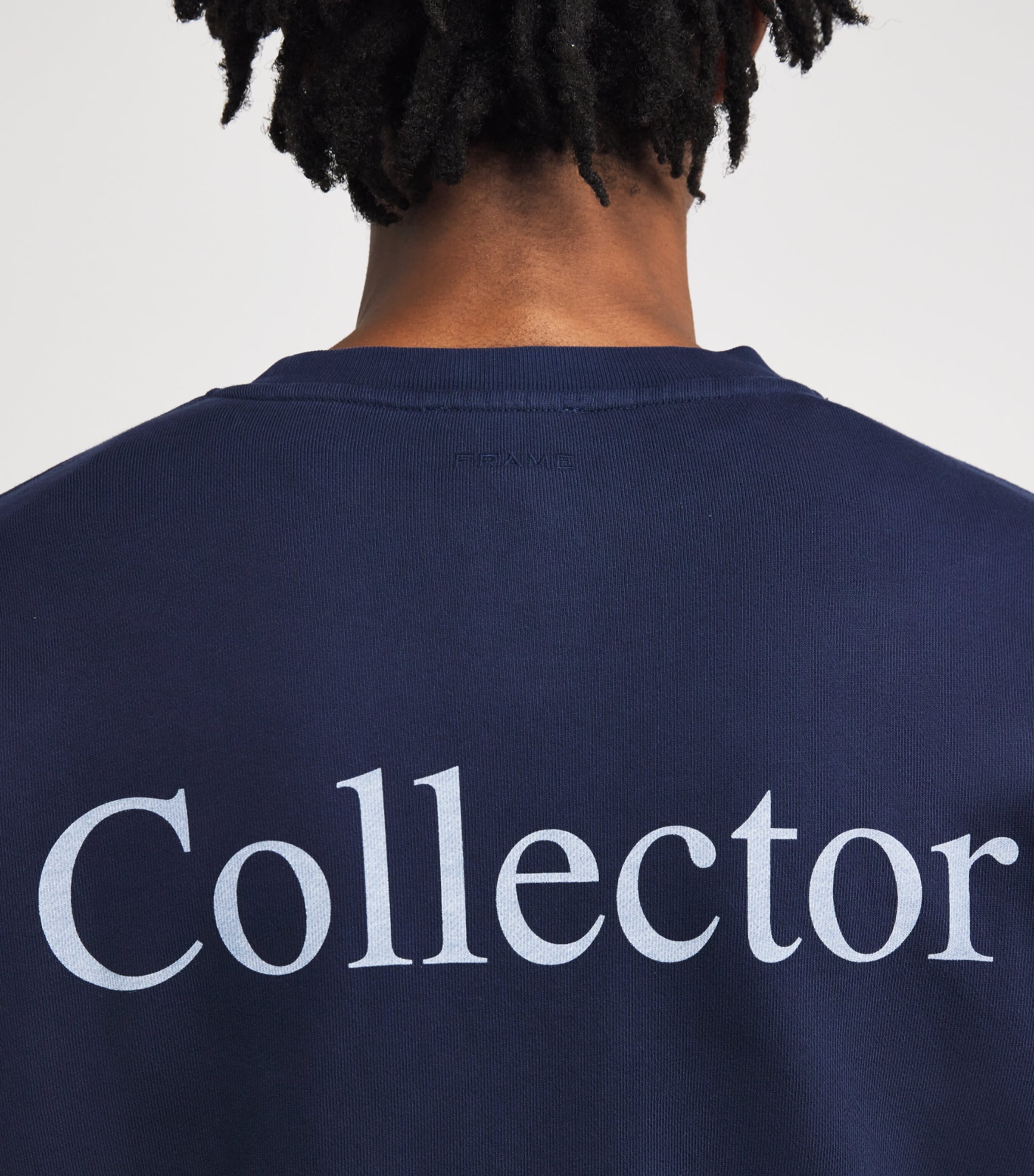x Sotheby's Logo Print Sweatshirt NAVY Image 6