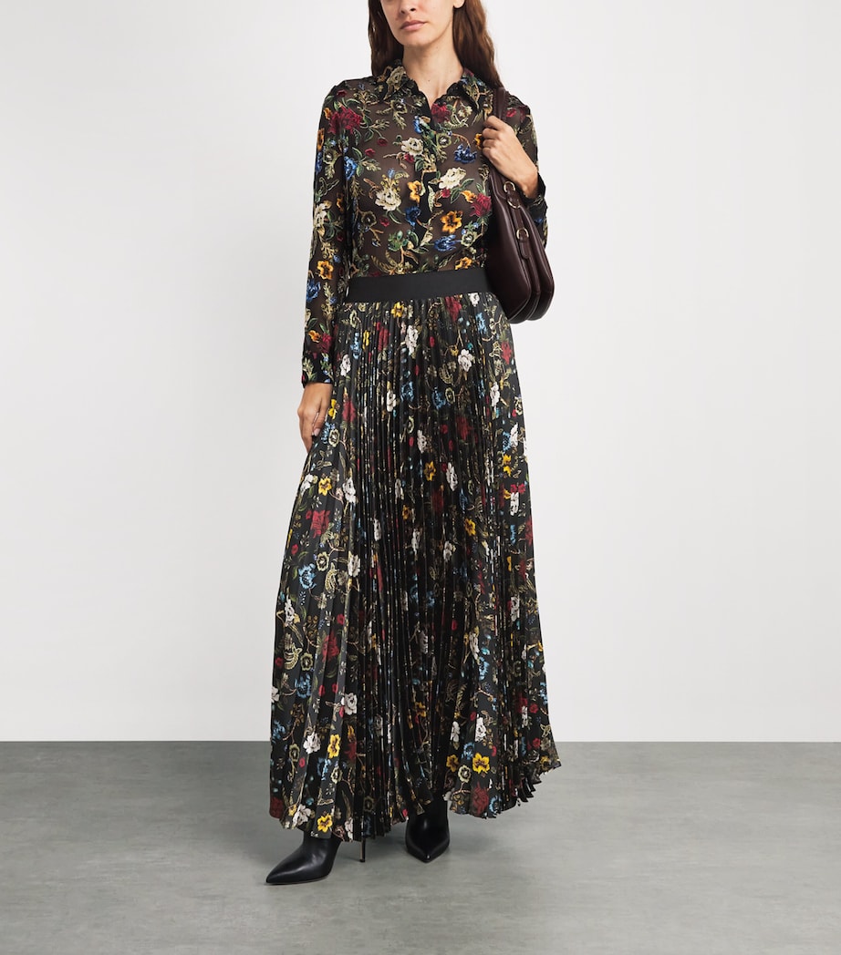 Pleated Katz Maxi Skirt TPSTR TRLS BLCK J076 Image 2