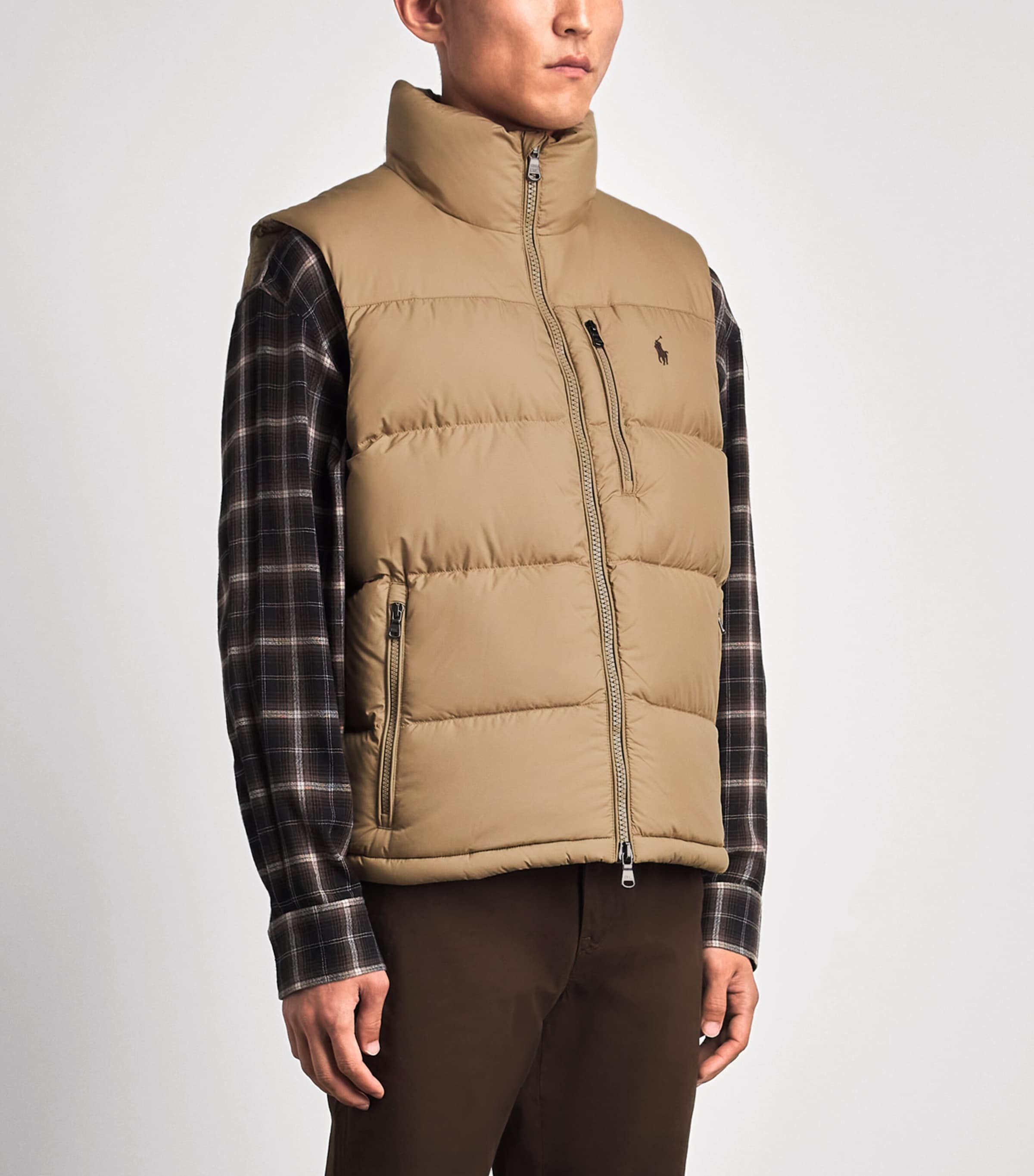Polo Ralph Lauren Beige Gorham Down Gilet | Harrods US