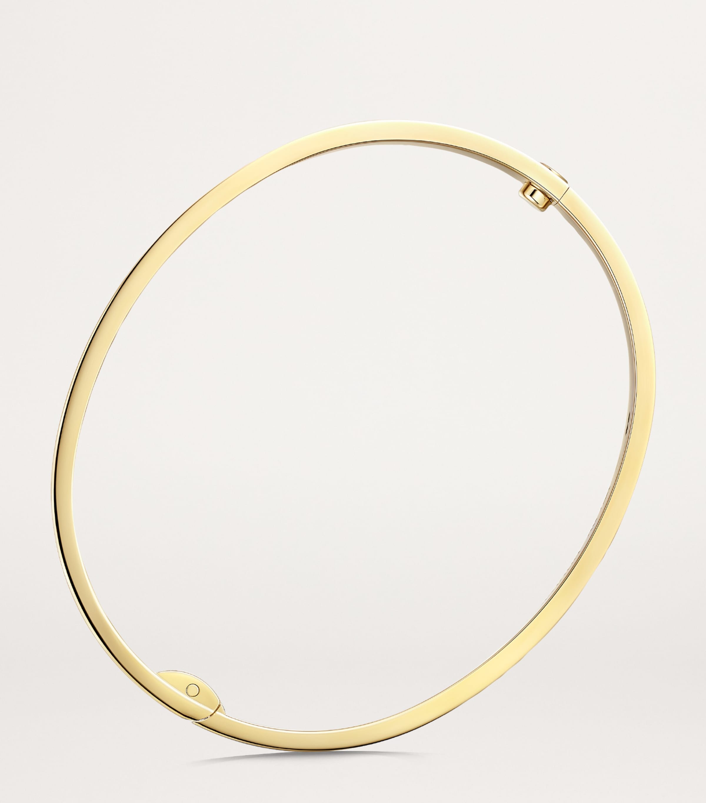 LOVE Classic Yellow Gold 4-Diamond Bracelet - Single-Screw Closure YELLOW GOLD Image 5