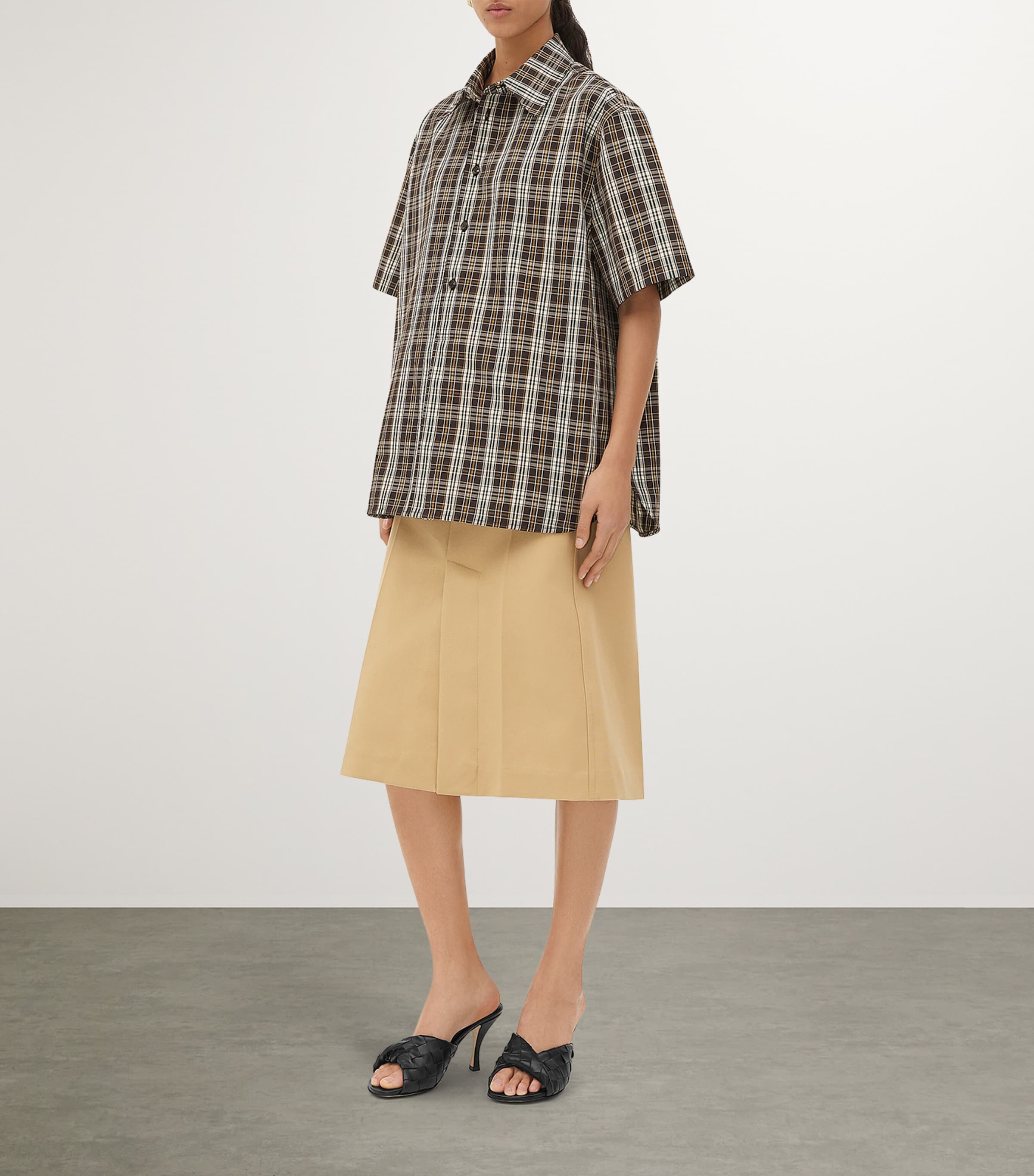 Leather Intrecciato Blink Mules 80 1000 Image 2