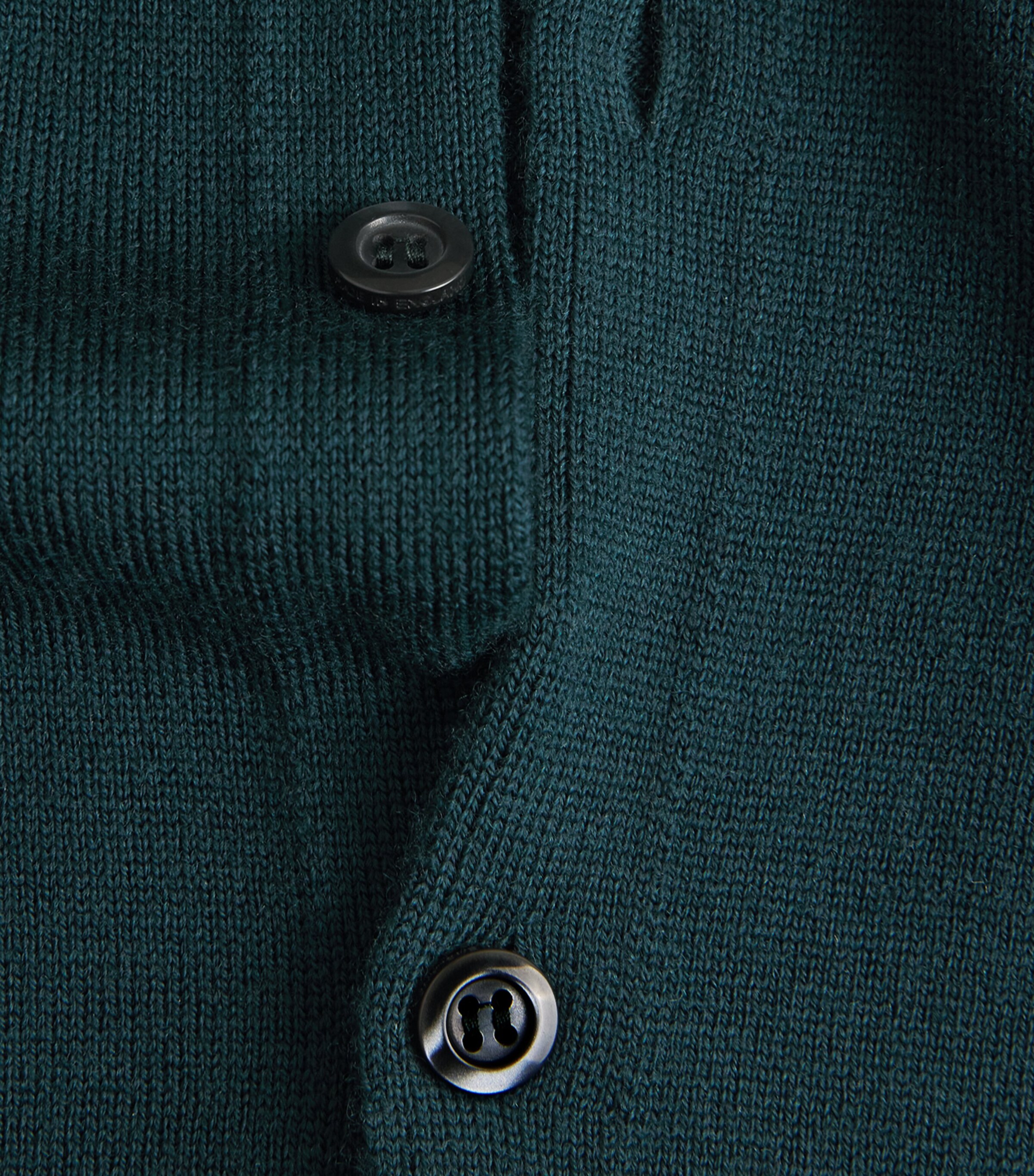 John Smedley Mens Extra Fine Merino Wool Tibor Shirt Richardson Green Image 6