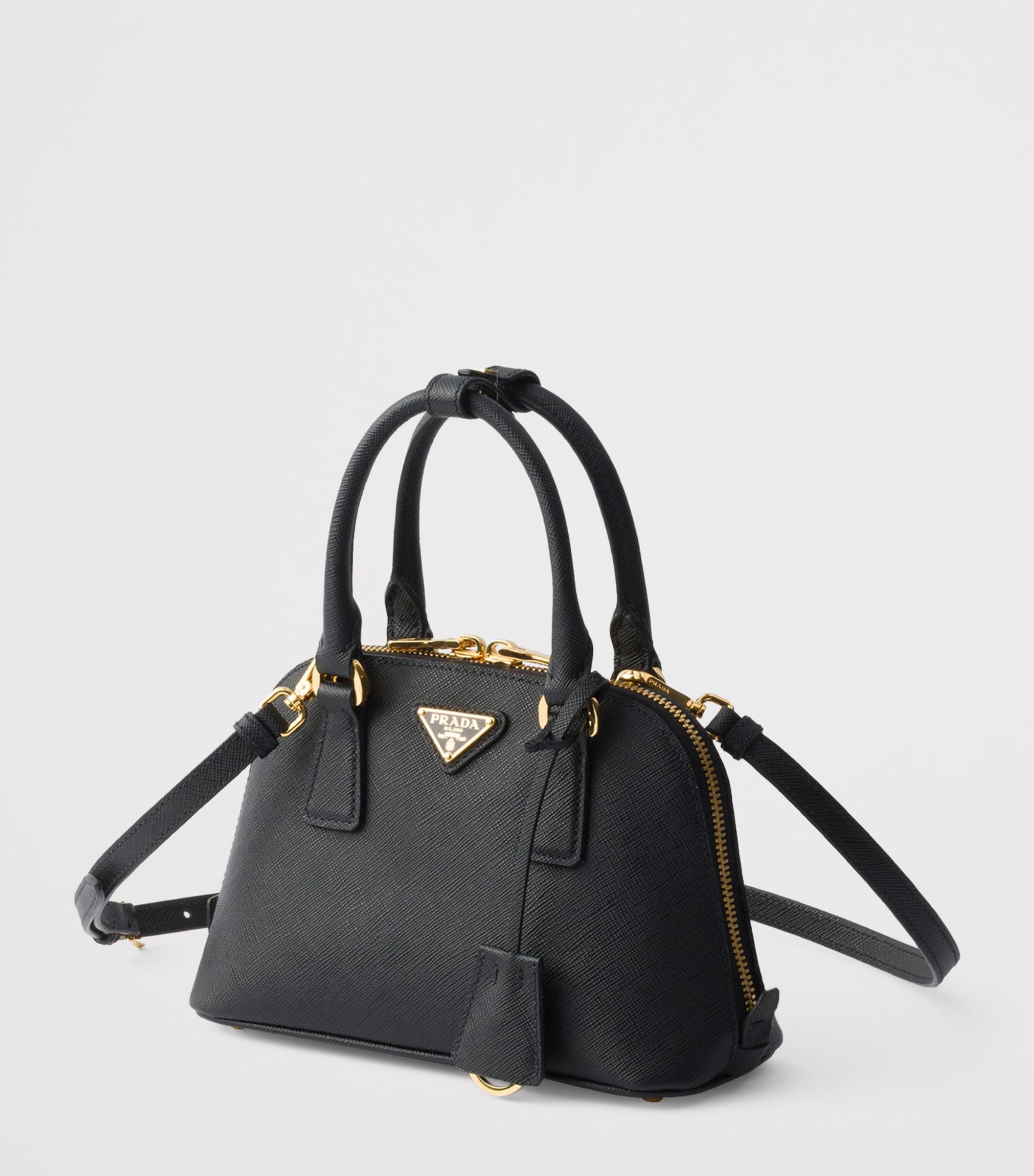 Mini Leather Promenade Top-Handle Bag F0002 Image 2