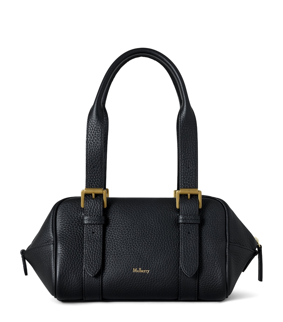 Mulberry Small Leather Boston Shoulder Bag Black Image 1