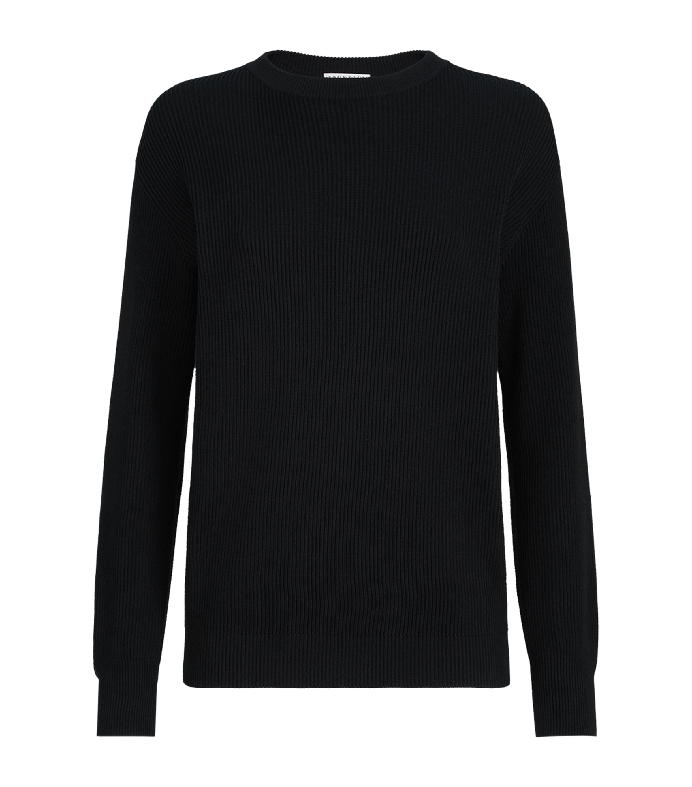 Brunello Cucinelli Womens Cotton Monili-Detail Sweater Image 1