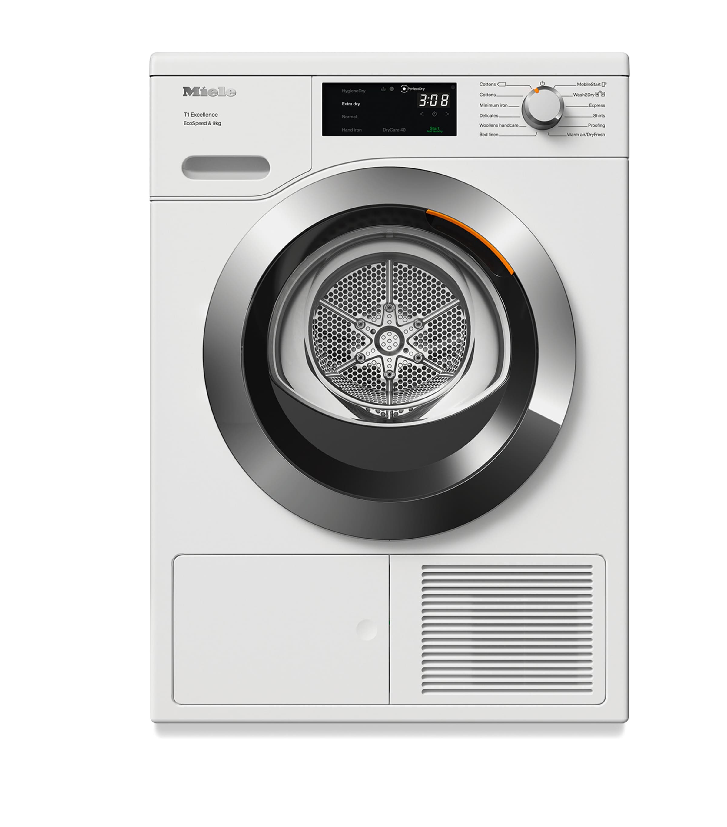 Miele Teh785wp Ecospeed Tumble Dryer In White