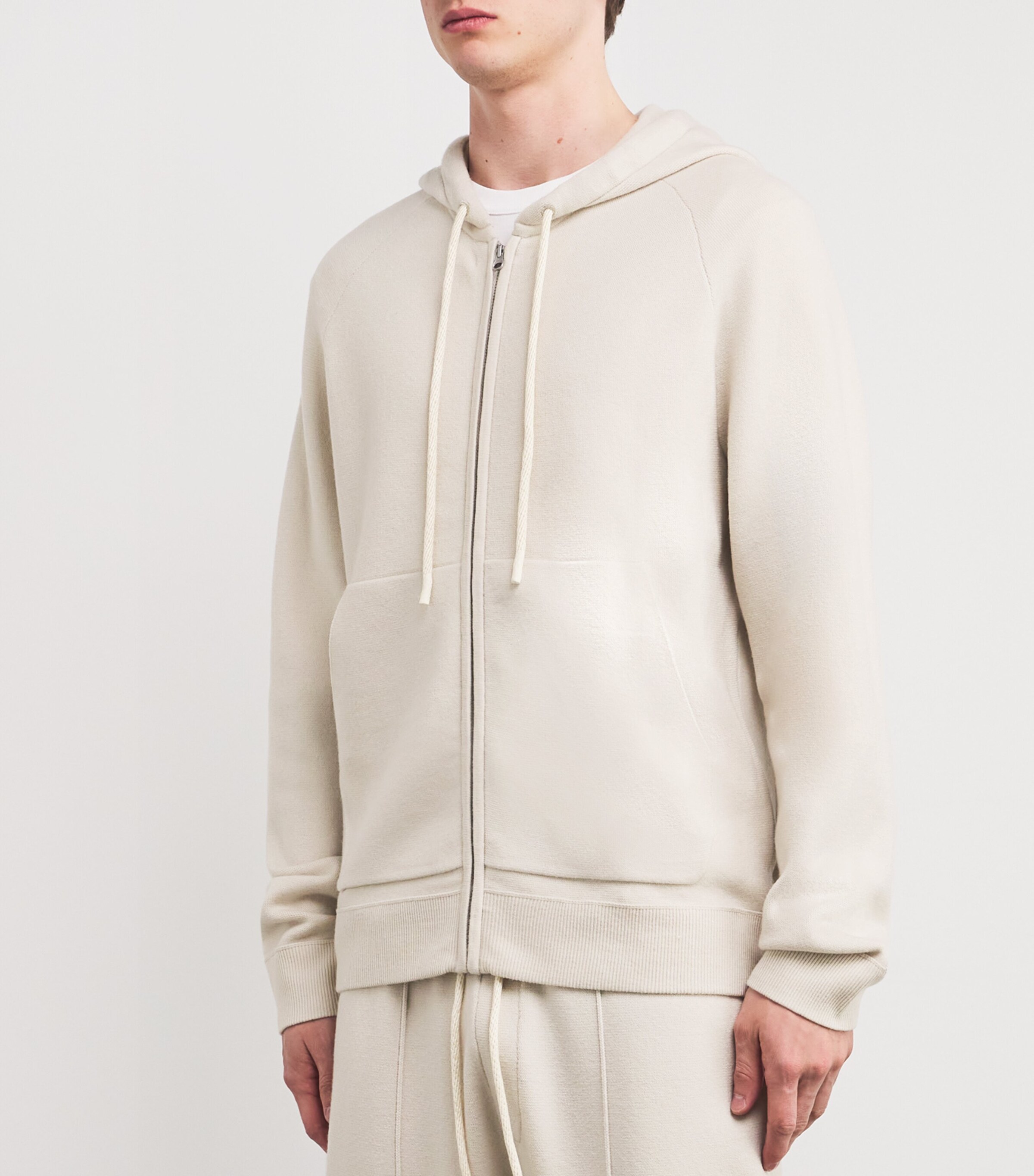 PAIGE Mens Jersey Cassano Hoodie Silver Drop Image 3