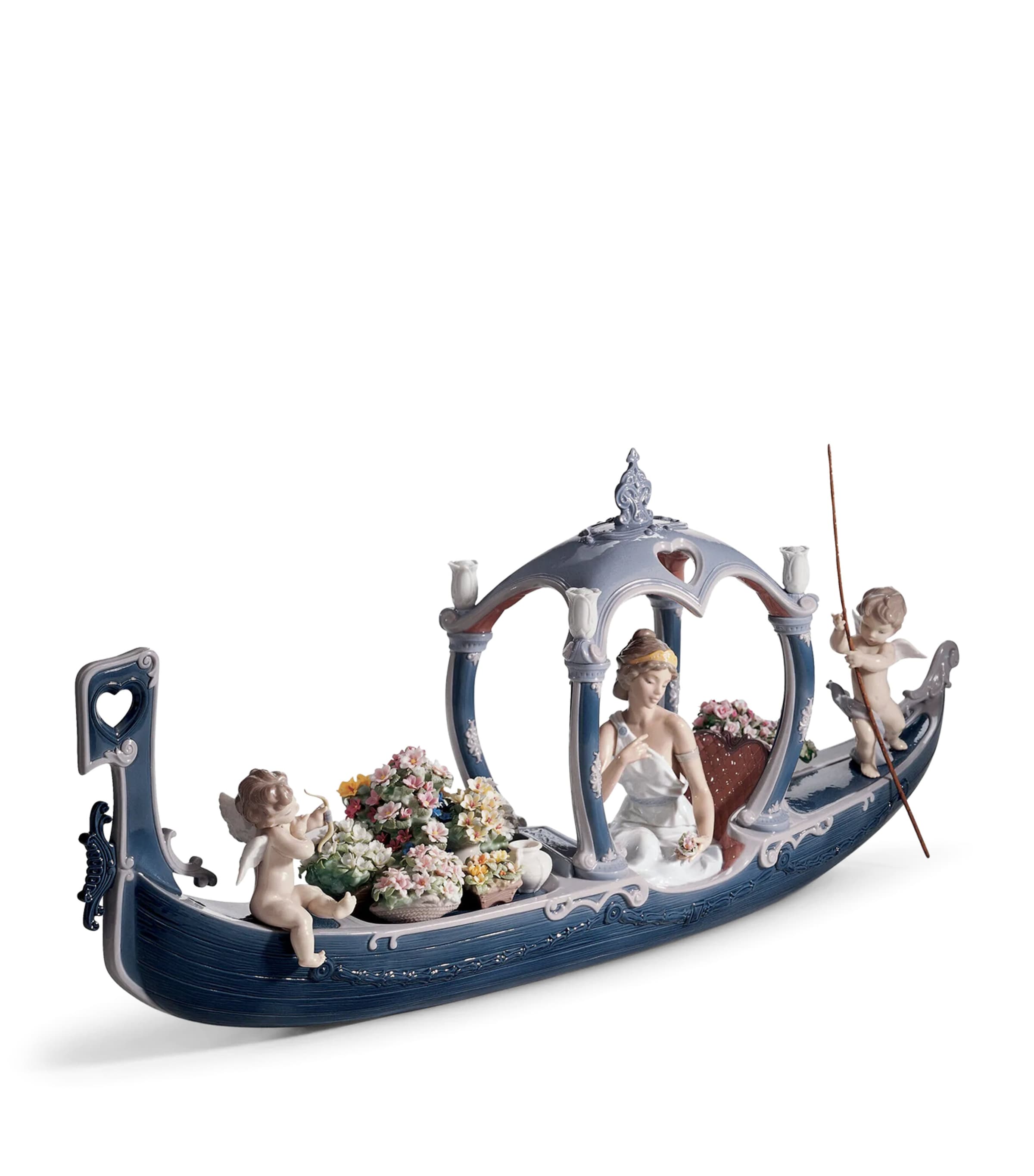 Porcelain Gondola of Love Ornament MULTICOLOR Image 1
