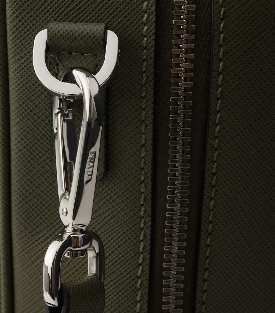 Prada Saffiano Leather Briefcase Image 5