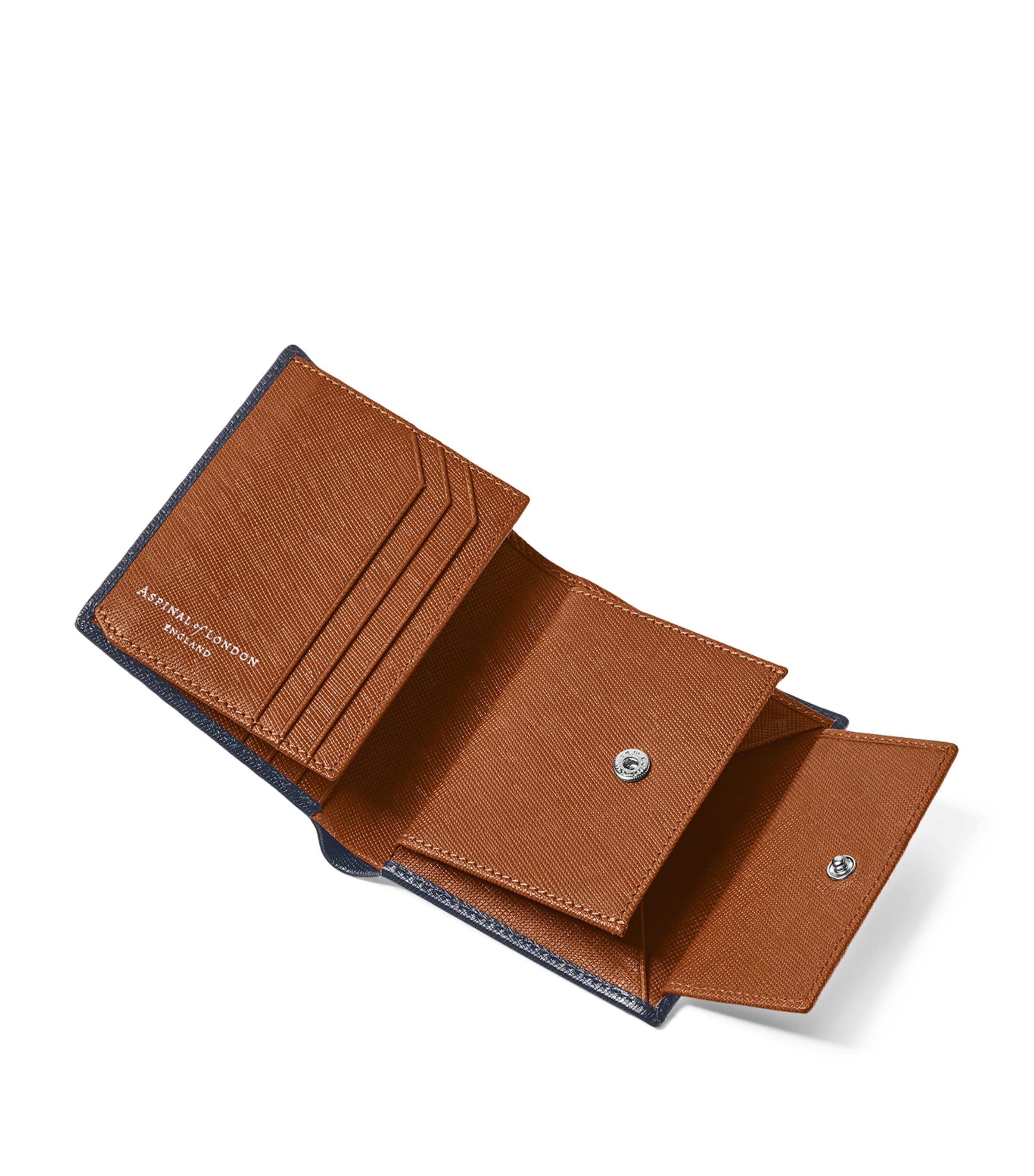 Leather Bi-Fold Wallet BLACK Image 4