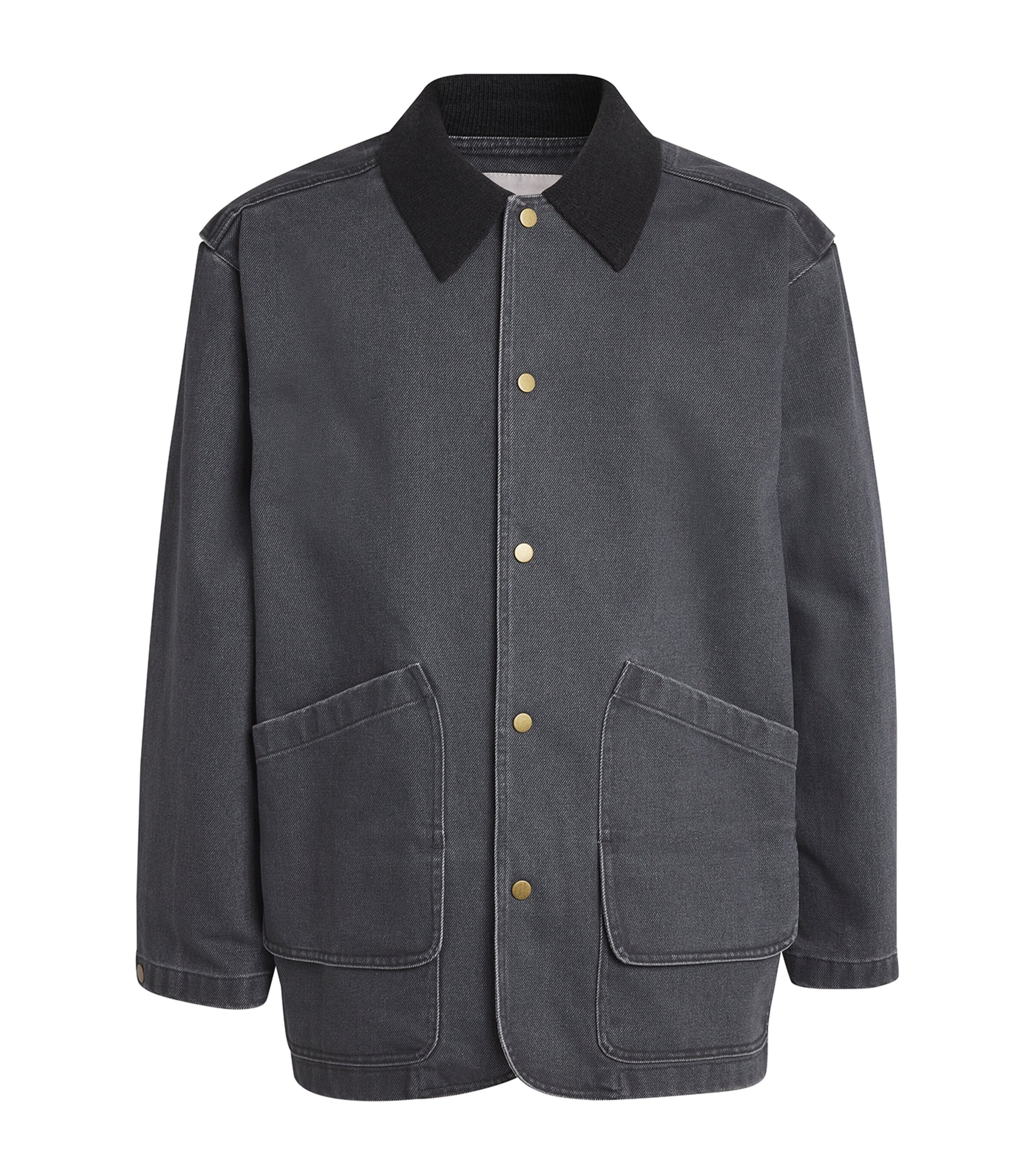 Le 17 Septembre Mens Denim Work Jacket Navy Image 1