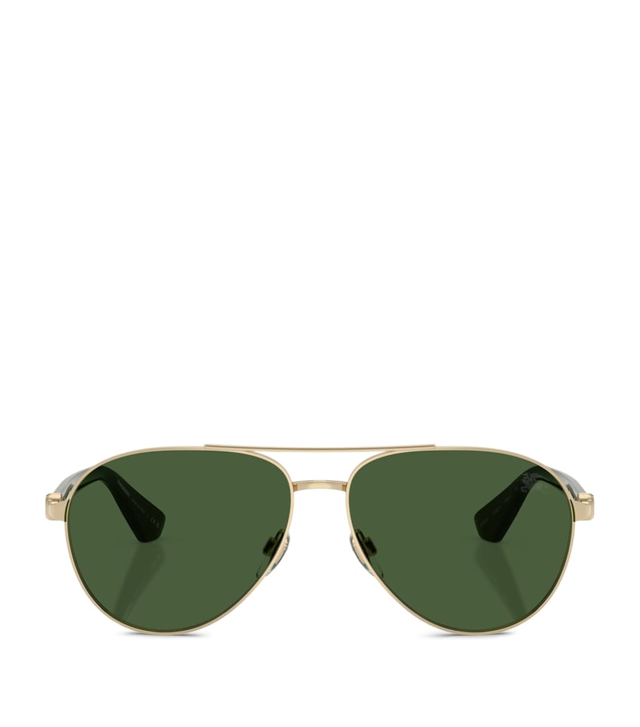 Burberry Metal BE3167 Pilot Sunglasses Gold Image 1