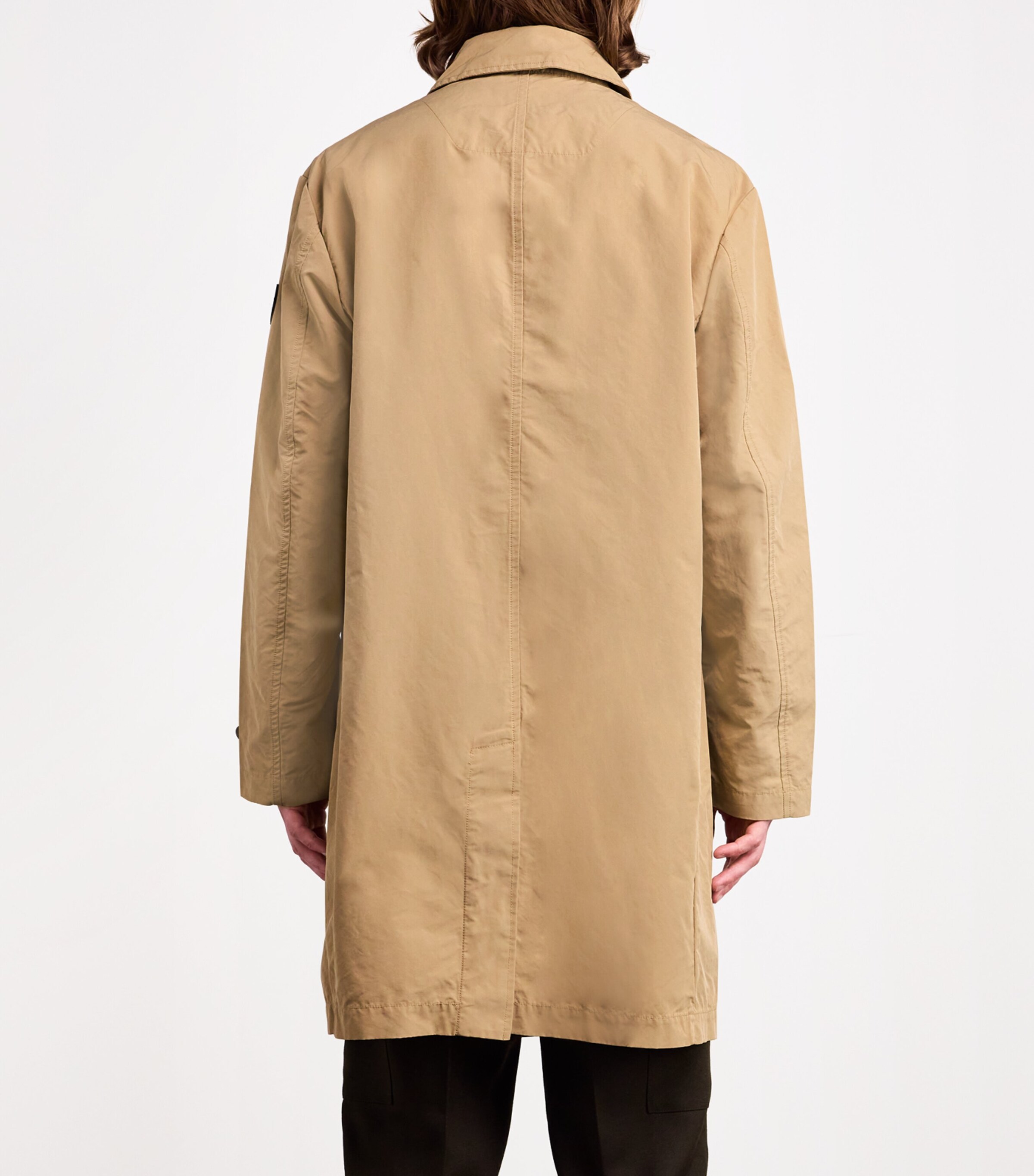 Polo Ralph Lauren Mens Pearson Car Coat Beige/khaki Image 4