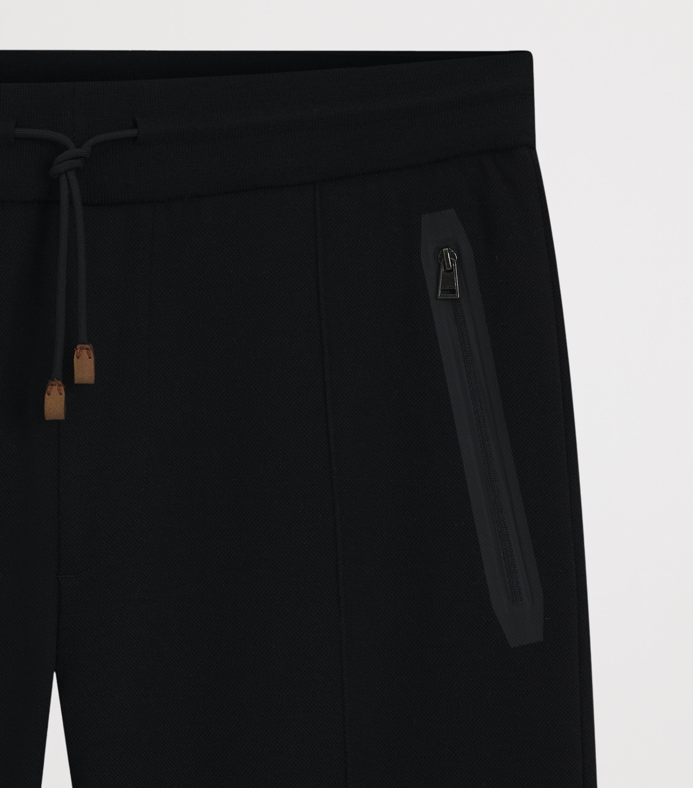 BOSS Mens Cotton-Wool-Blend Straight Sweatpants Image 5