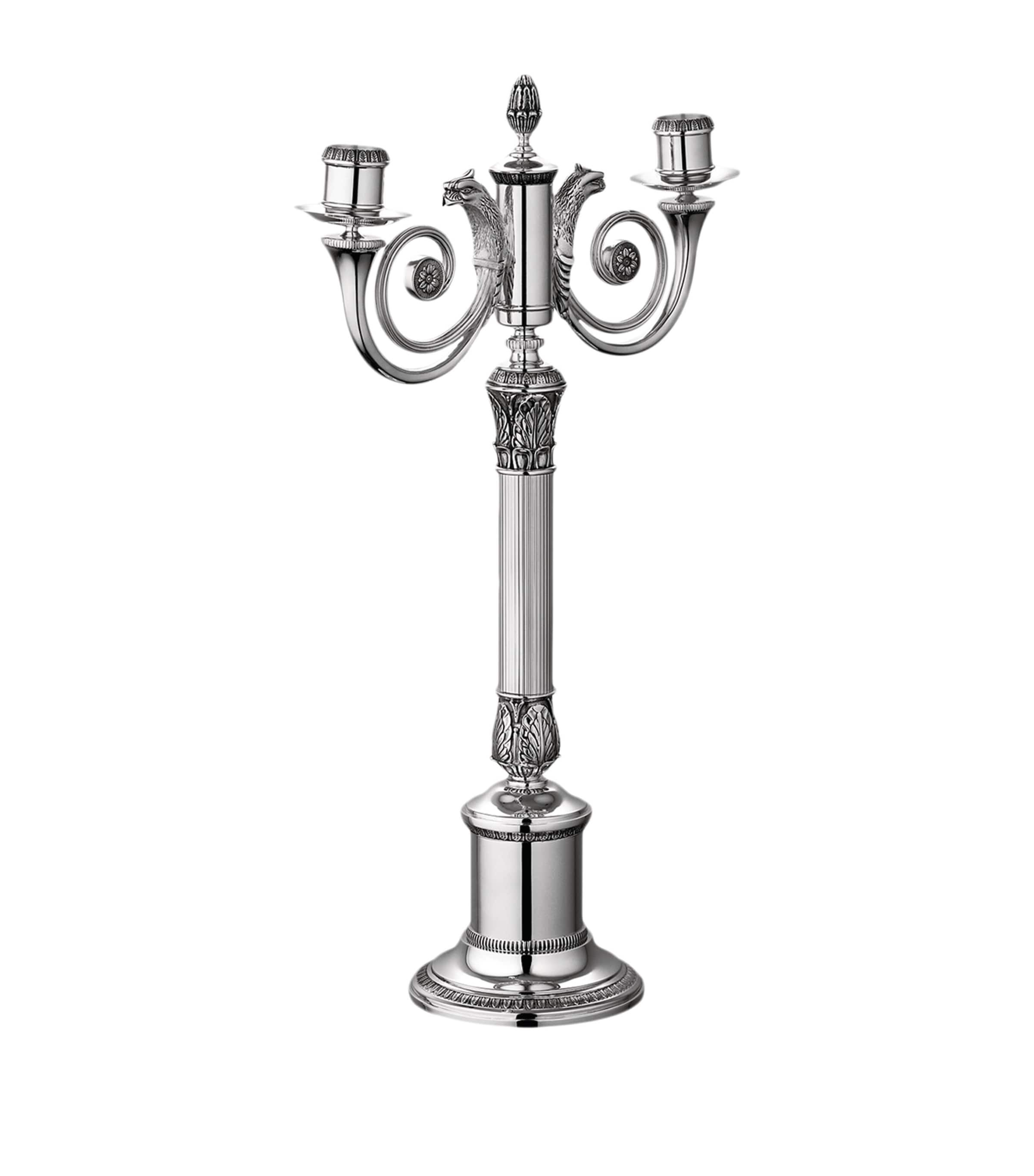 Silver-Plated Malmaison Candelabra SILVER Image 2