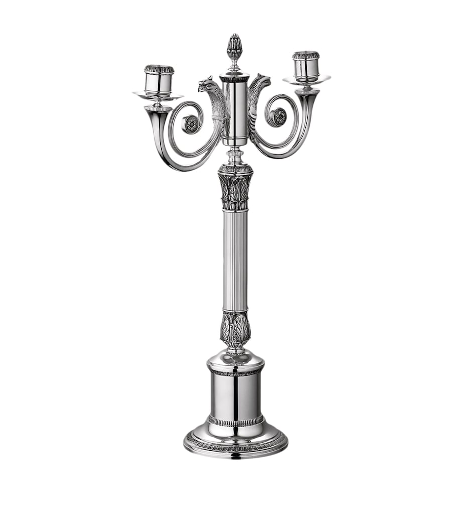 Silver-Plated Malmaison Candelabra SILVER Image 2