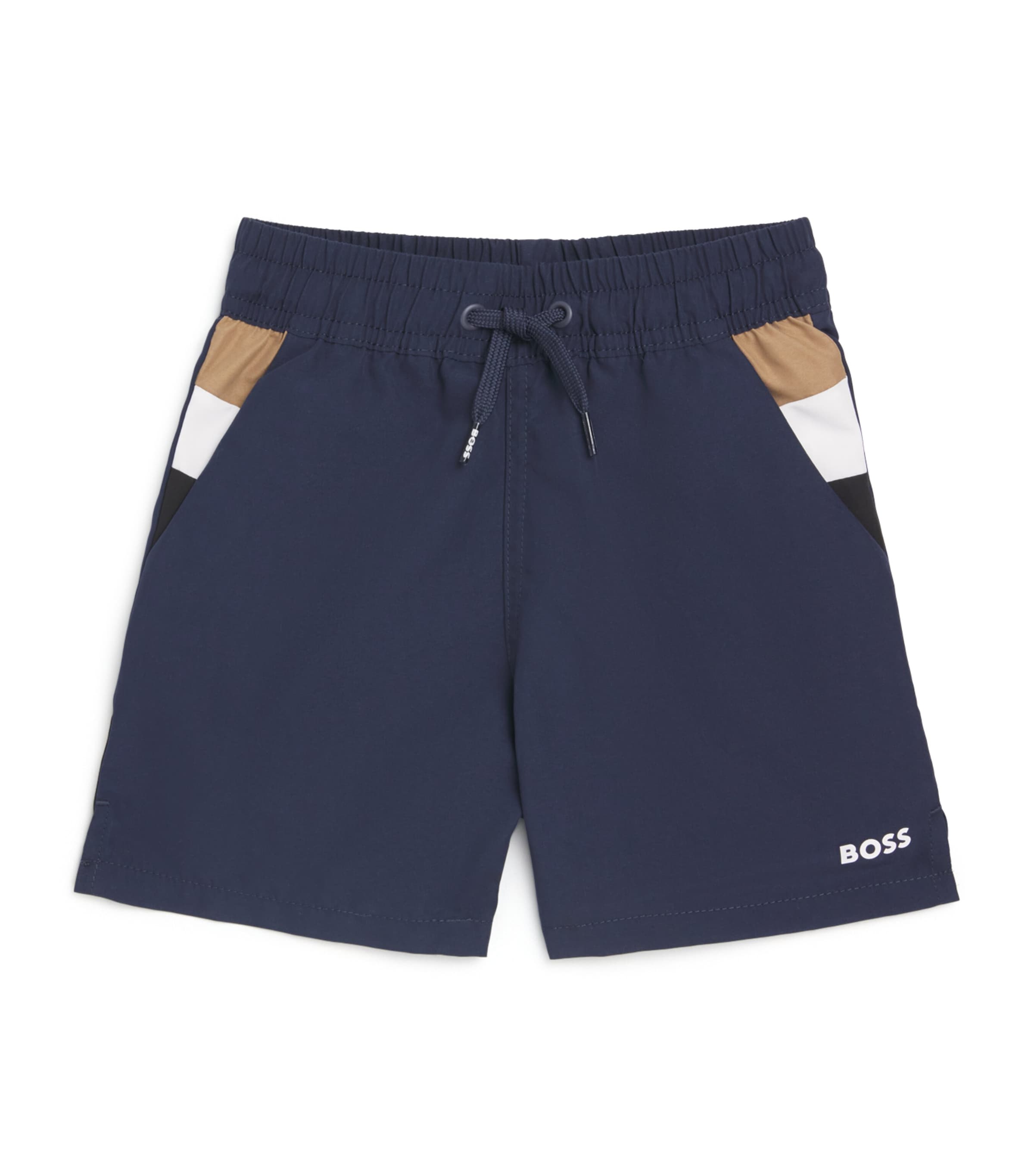 Stripe Swim Shorts (4-16 Years) 849NAVY Image 1