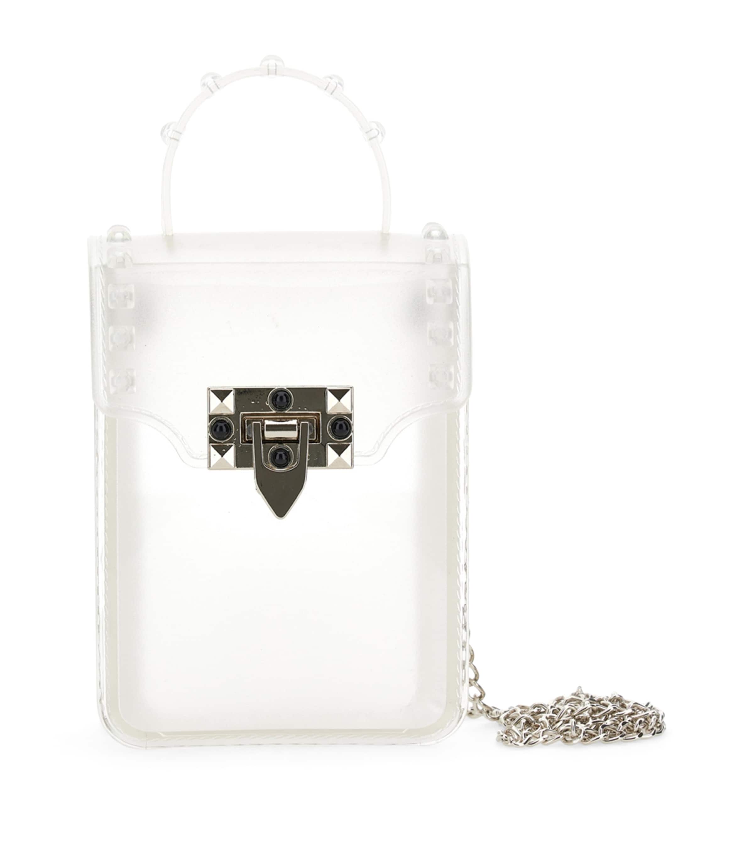 Monnalisa Faux Patent Leather Top-handle Bag