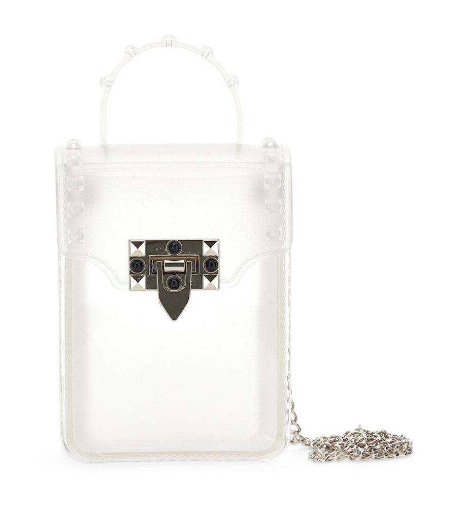 Faux Patent Leather Top-Handle Bag PANNA Image 1