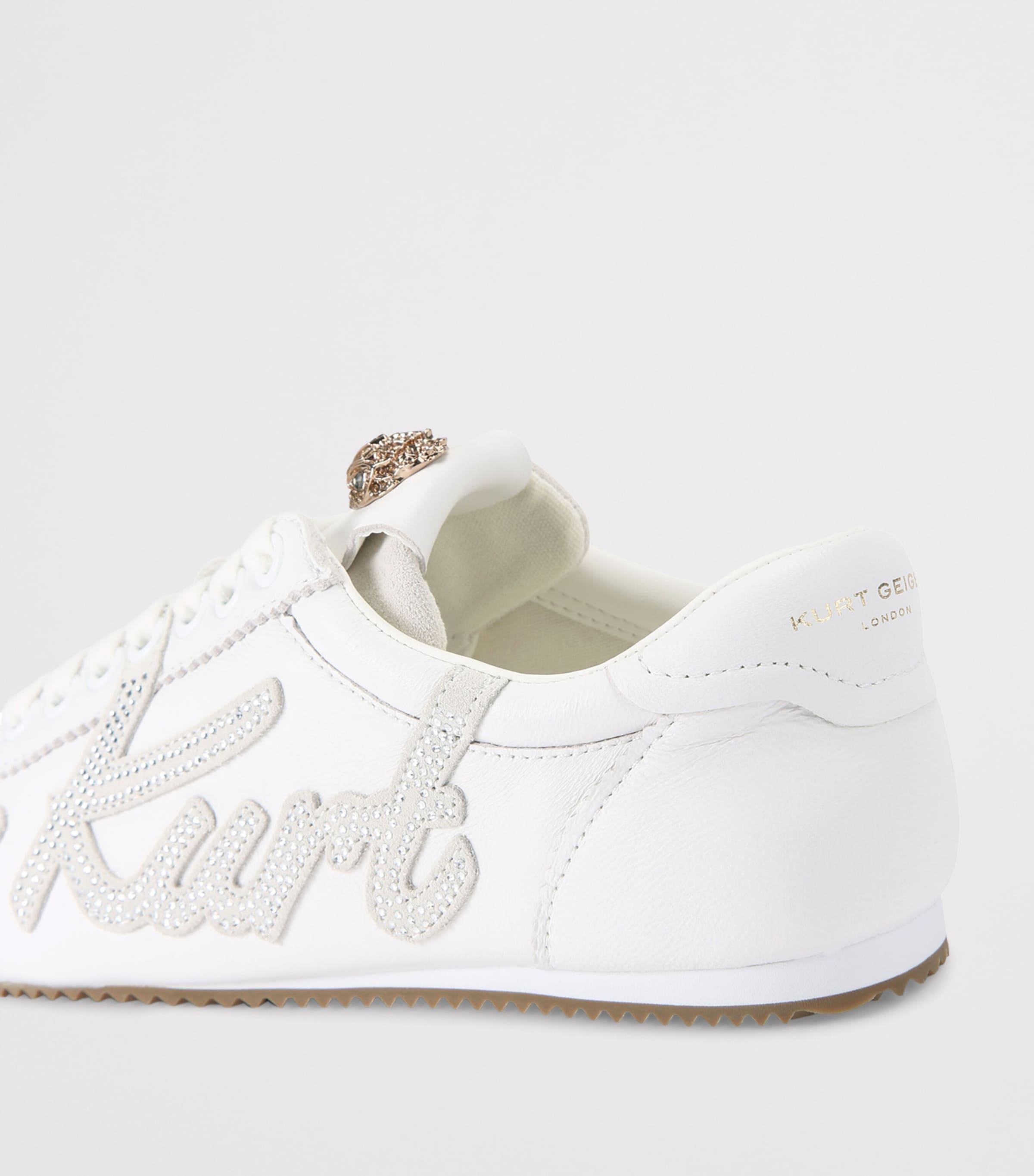 Kurt Geiger London Embellished Islington Sneakers White Image 3