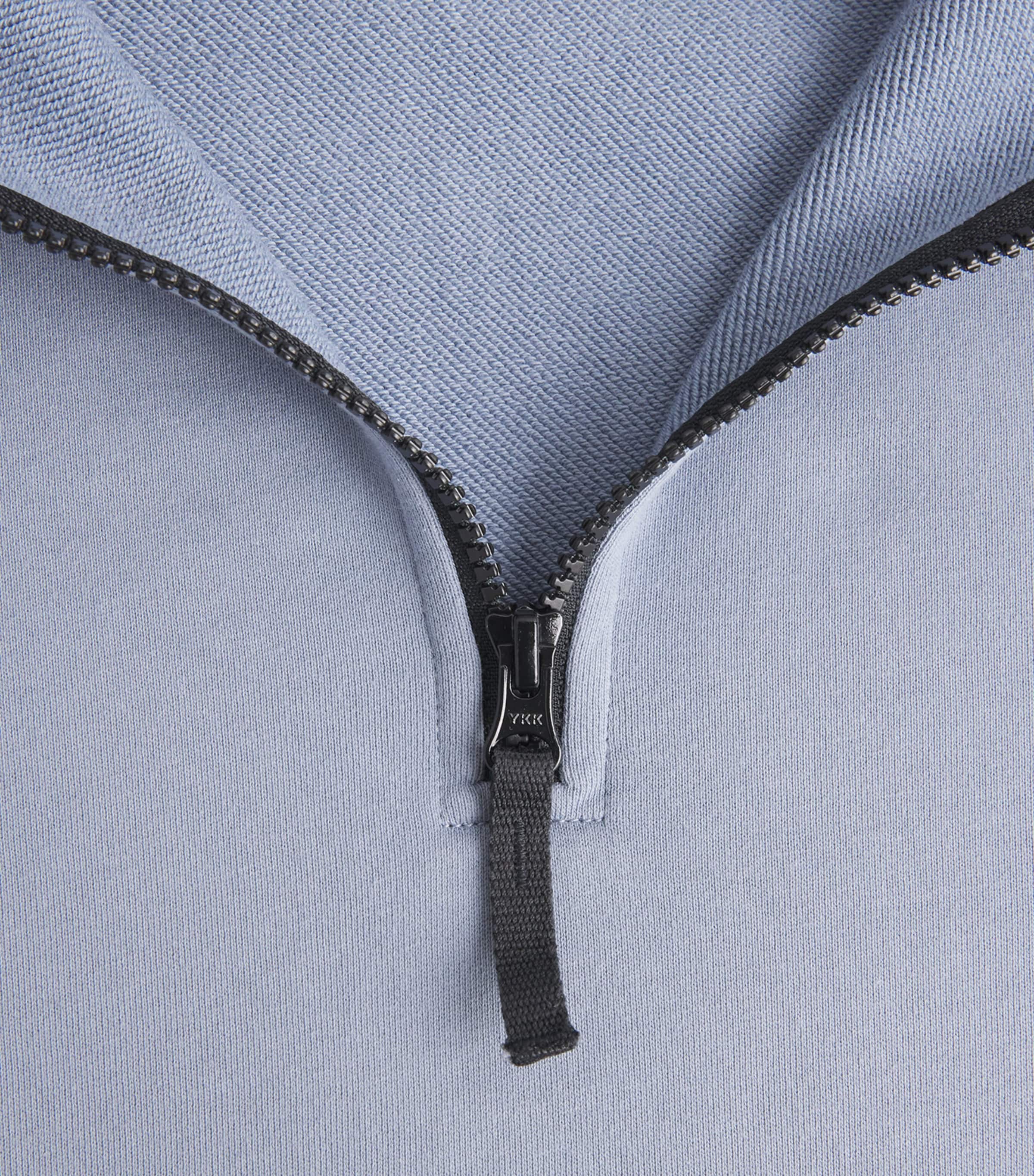 Cotton Half-Zip Compass Sweatshirt V0024 Image 5