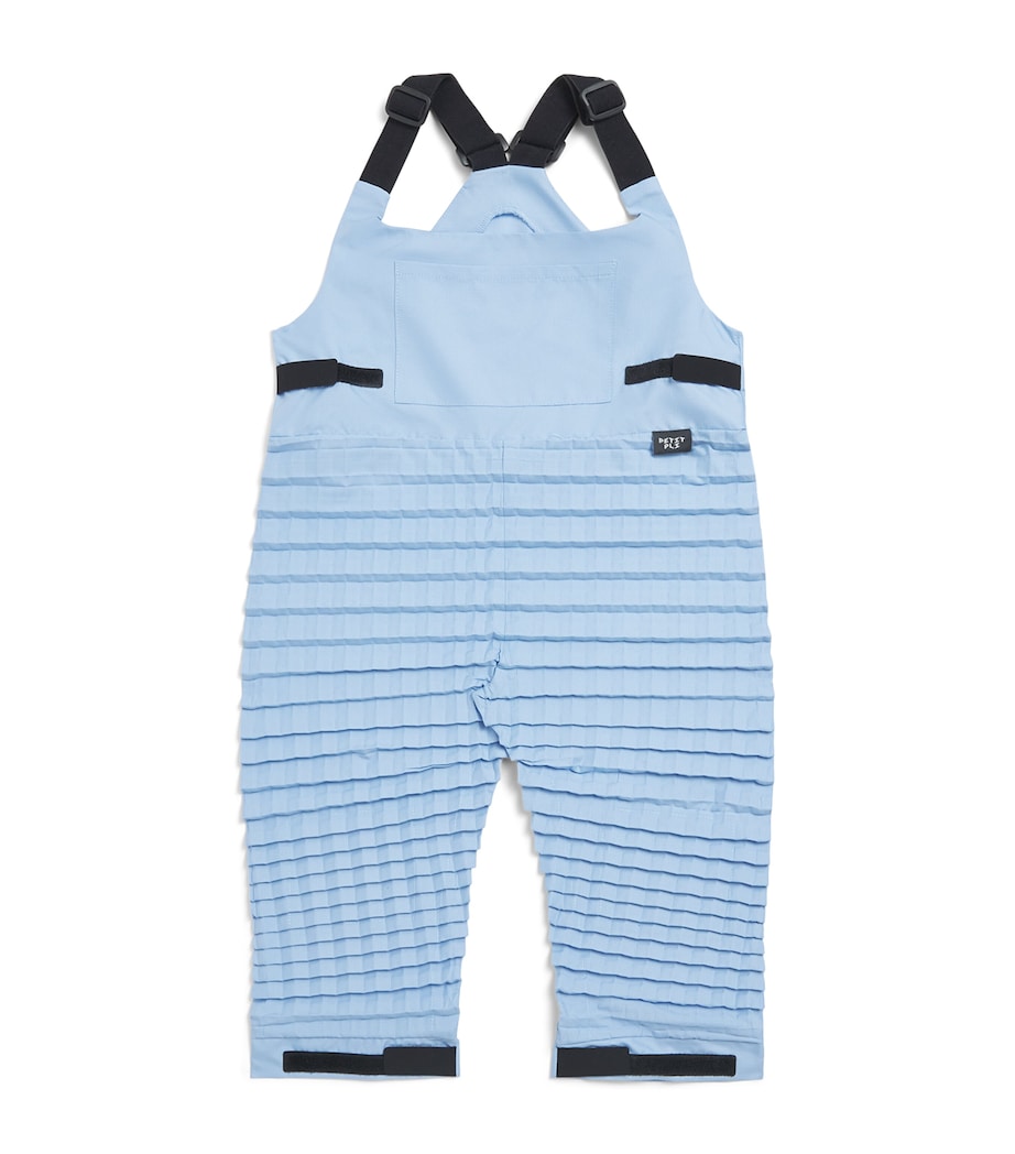 Petit Pli Pleated Versa-Tile Dungarees (0 Months - 11 Years) Polar Blue Image 1
