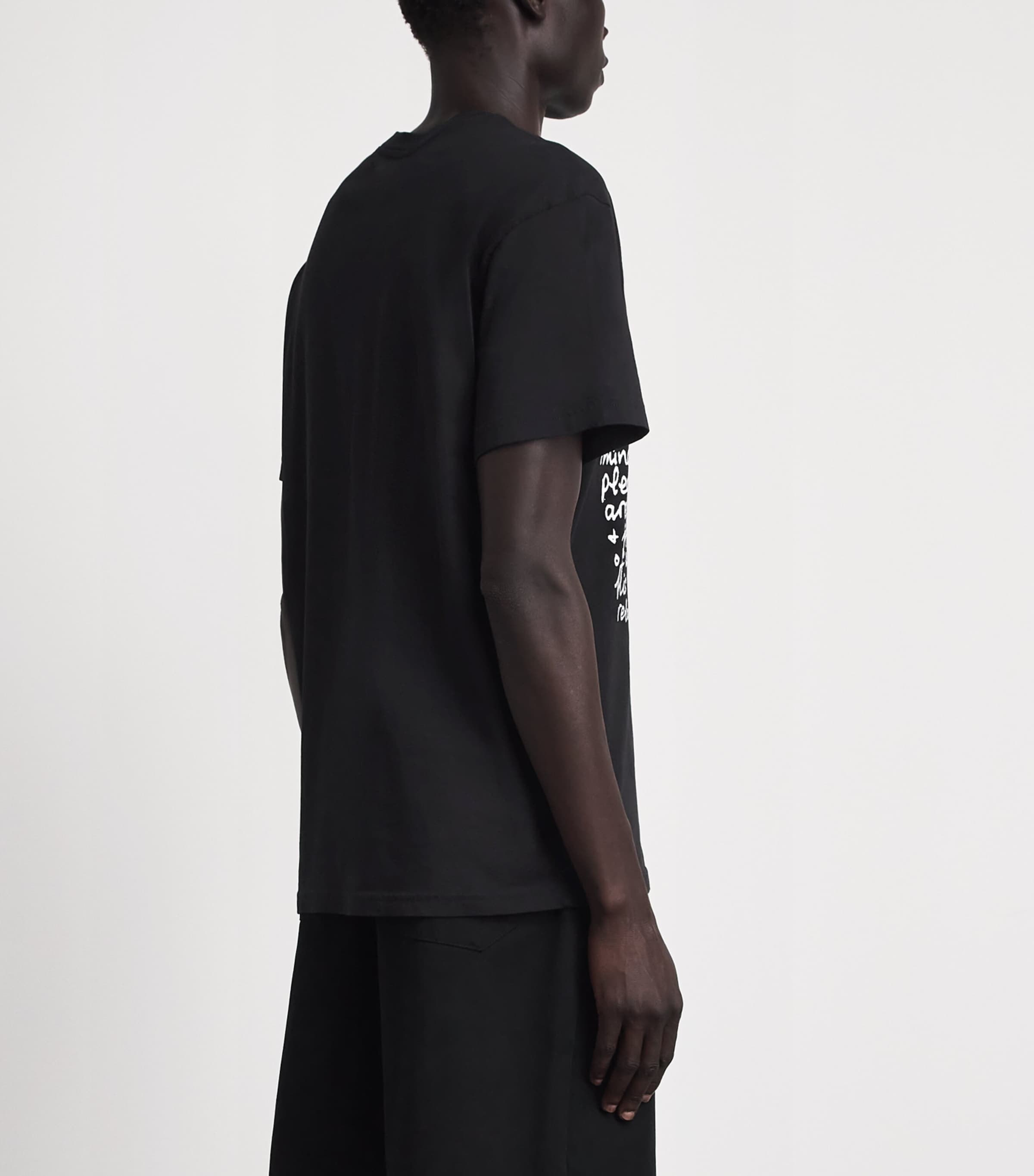 Vivienne Westwood Mens Cotton Printed T-Shirt Black Image 5