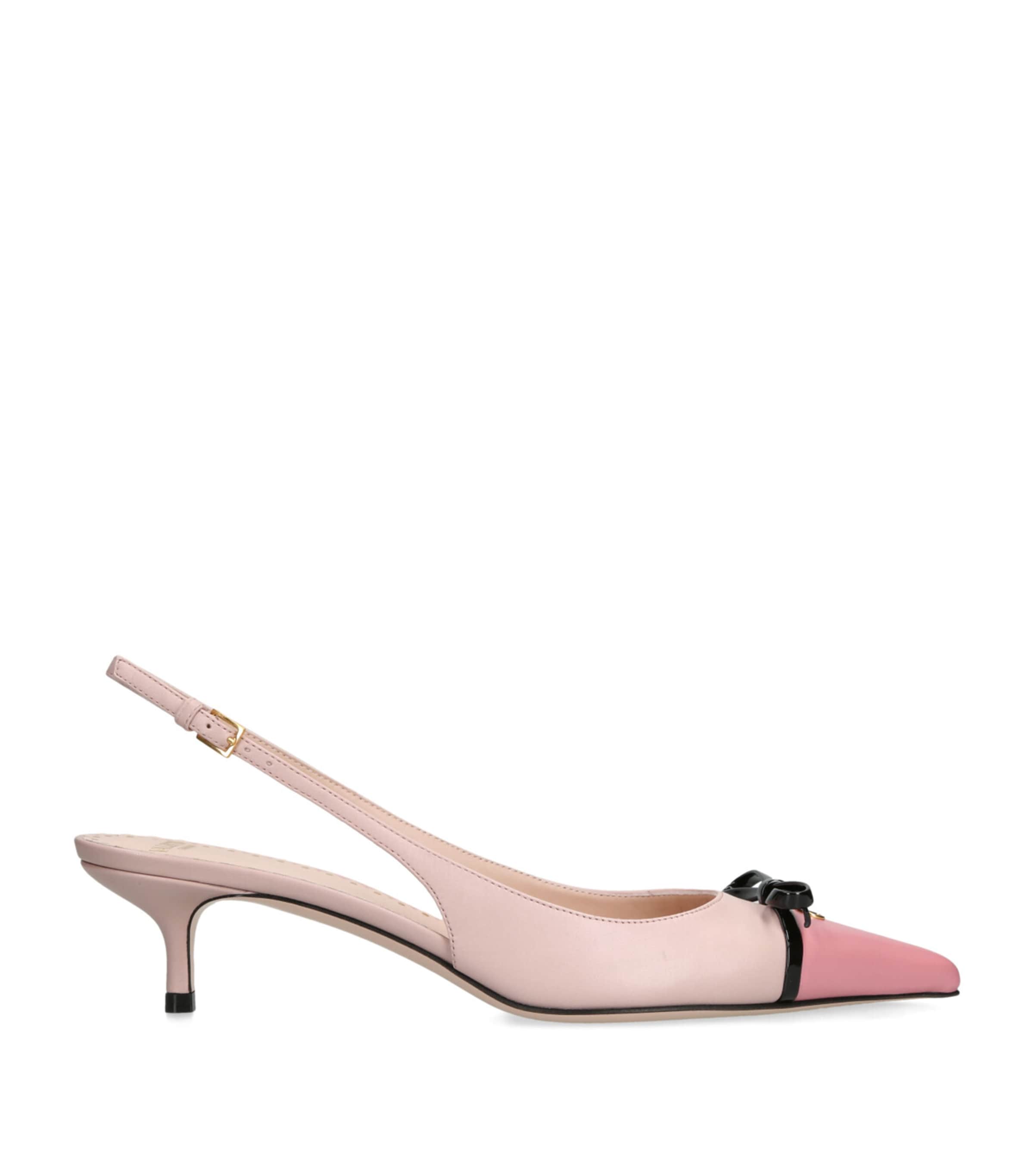◆春パンプス◆【VALENTINO】Bepointy 45 リボン レザーパンプス Valentino Garavani Leather Bepointy Slingback Heels 45