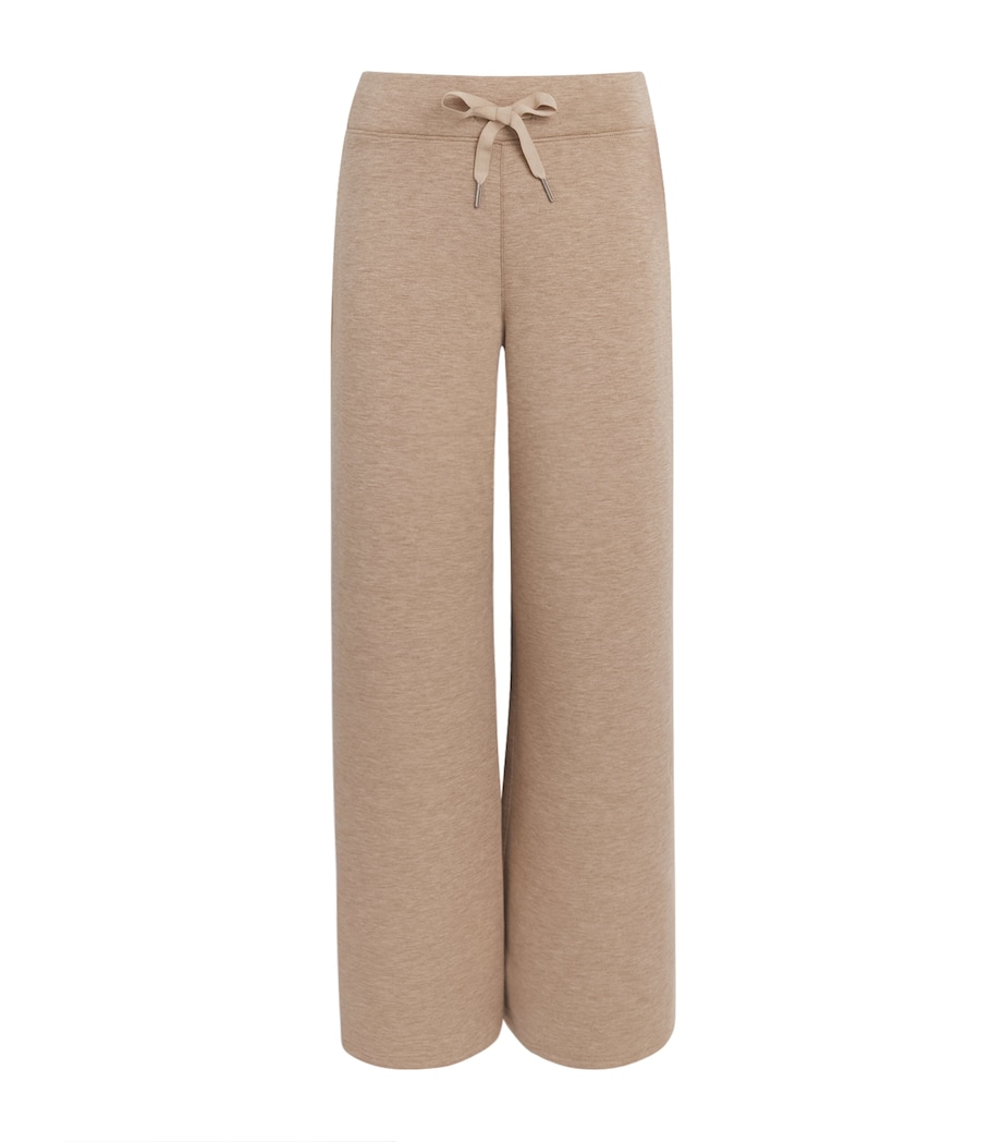 SPANX Womens SPANX AirEssentials Wide-Leg Sweatpants Dune Heather Image 1