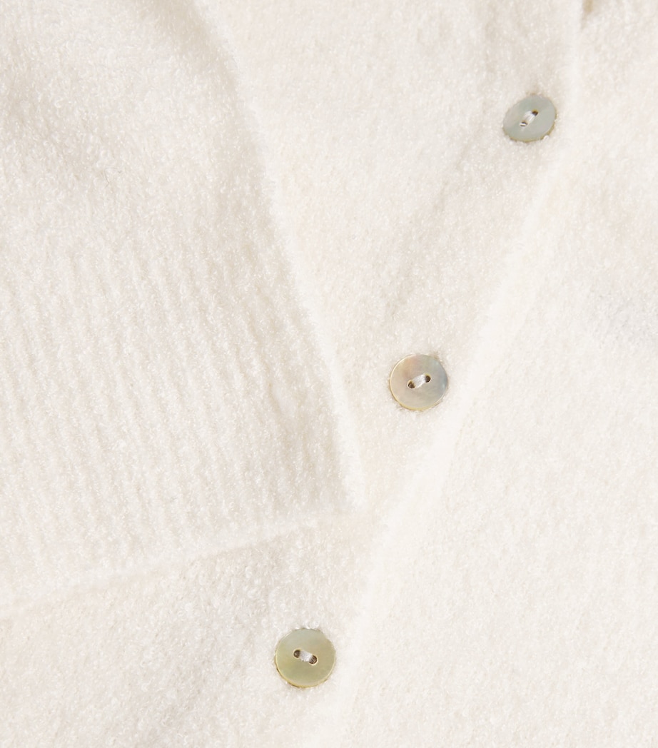 Soft Bouclé Cardigan 101OWH-OFF WHITE Image 5