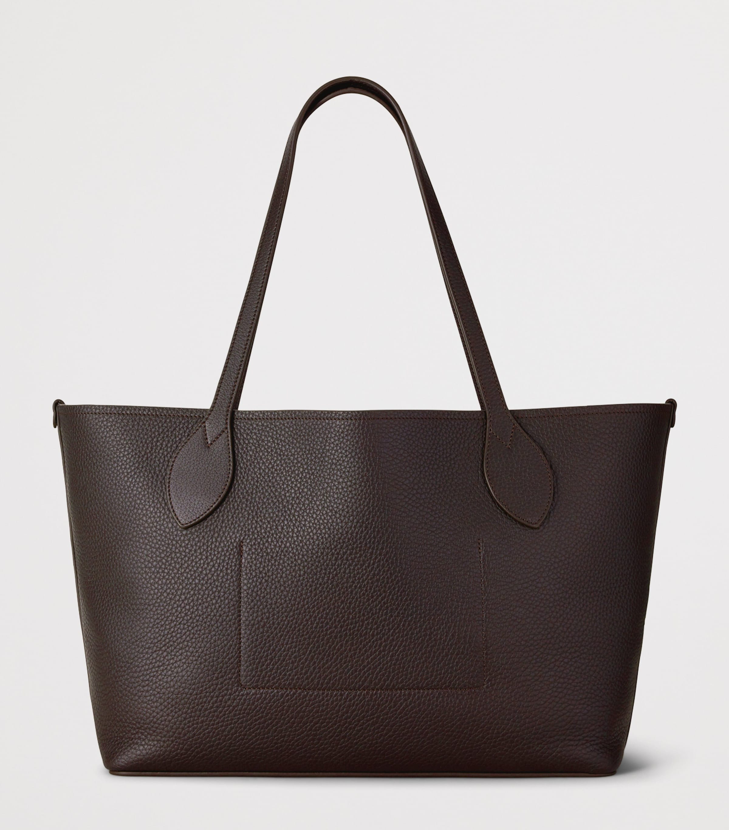 Mulberry Leather Tree Tote Bag Ebony Image 3