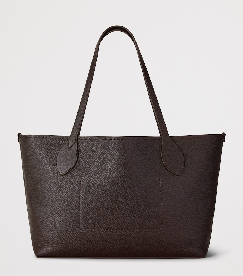 Mulberry Leather Tree Tote Bag Ebony Image 3