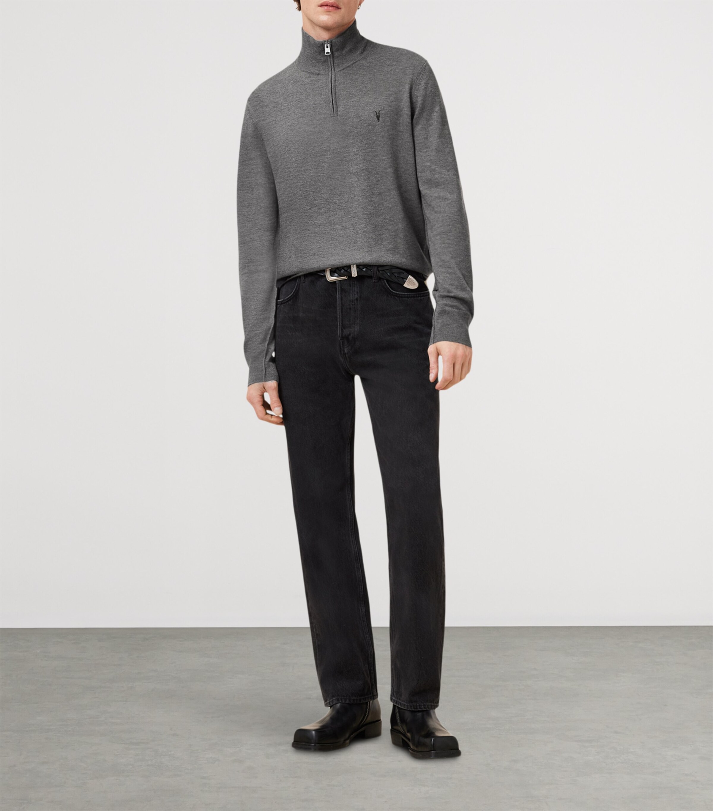 Kilburn Quarter-Zip Sweater MONUMENT GREY Image 2