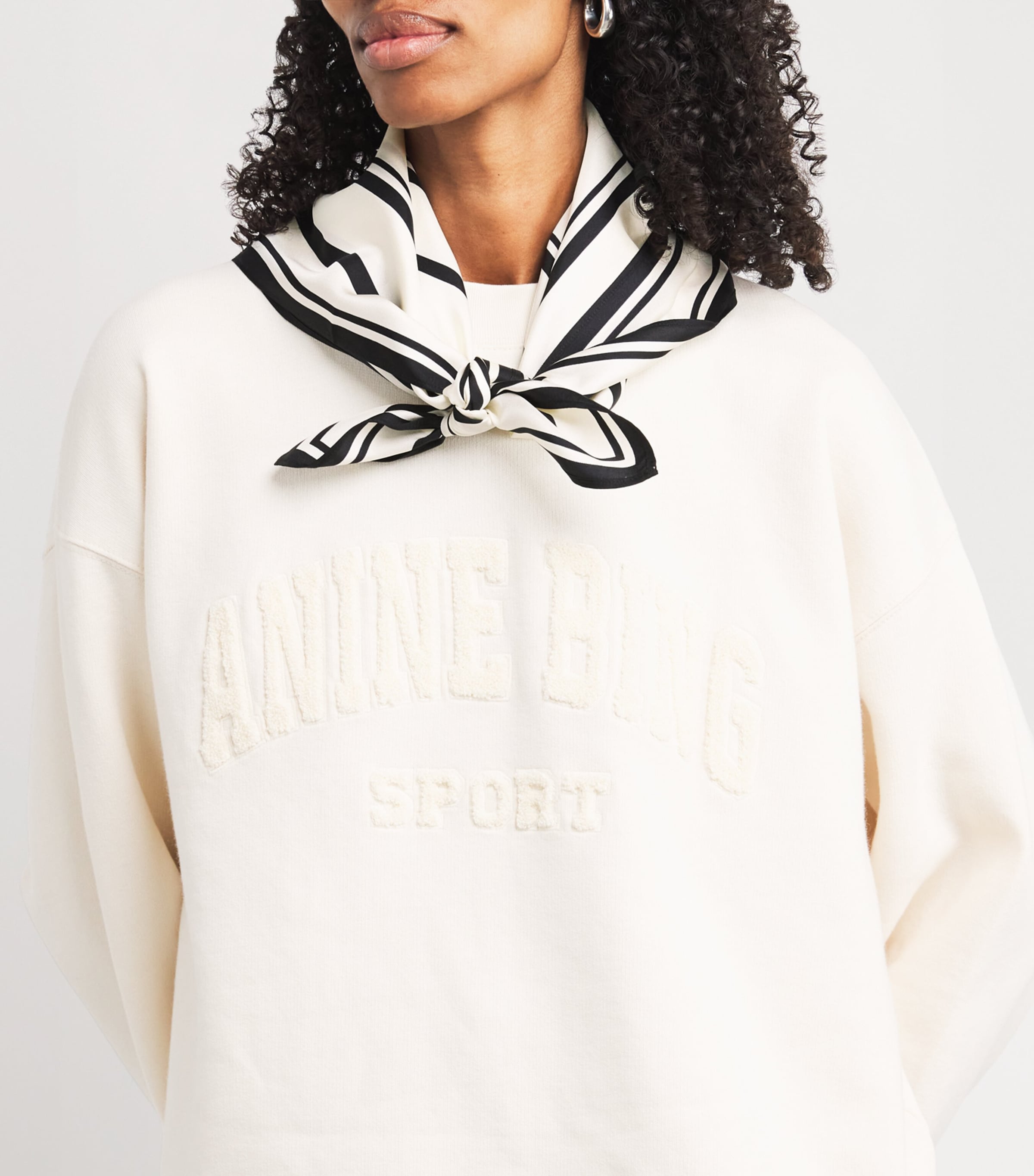 ANINE BING Silk York Scarf | Harrods UK