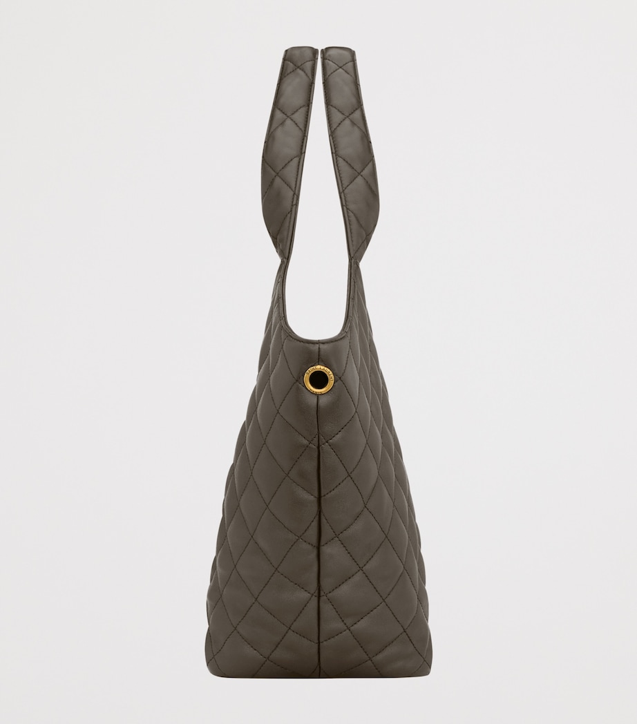 Saint Laurent Womens Medium Icare Quilted Tote Bag Image 2