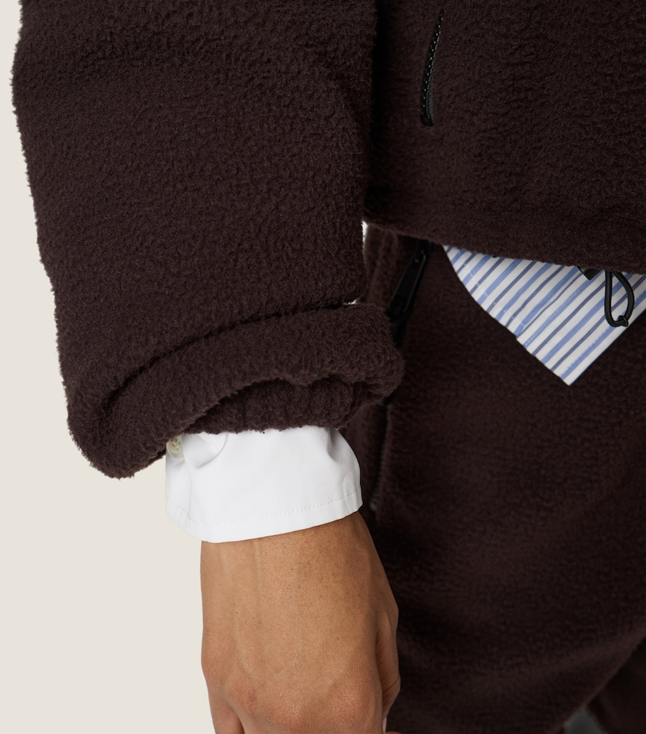 Fleece Cropped Jacket F0192 Image 5