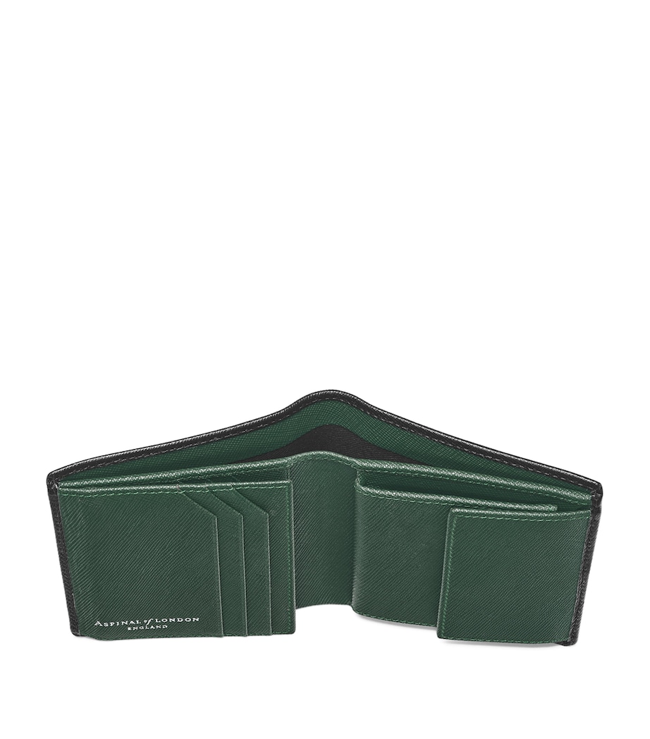 Leather Bi-Fold Wallet BLACK Image 2