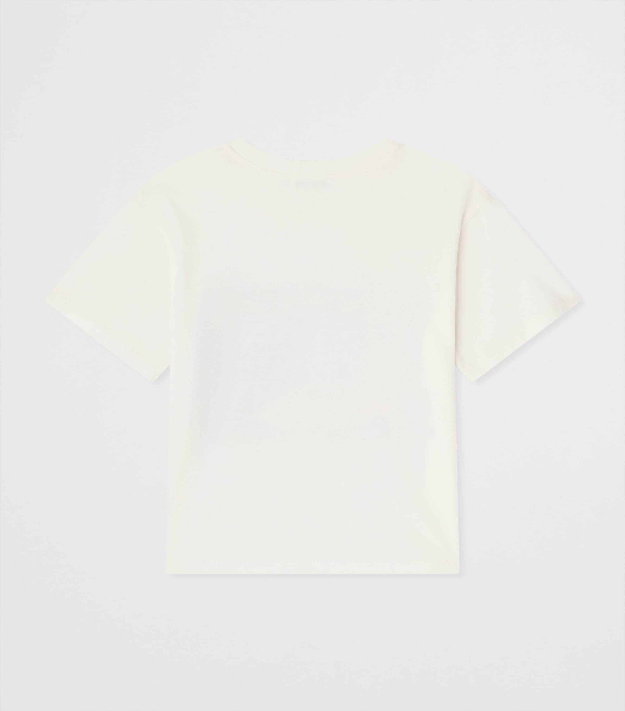 Bonpoint Cotton Car Graphic T-Shirt (4-8 Years) Upb Blanc Lait Image 2