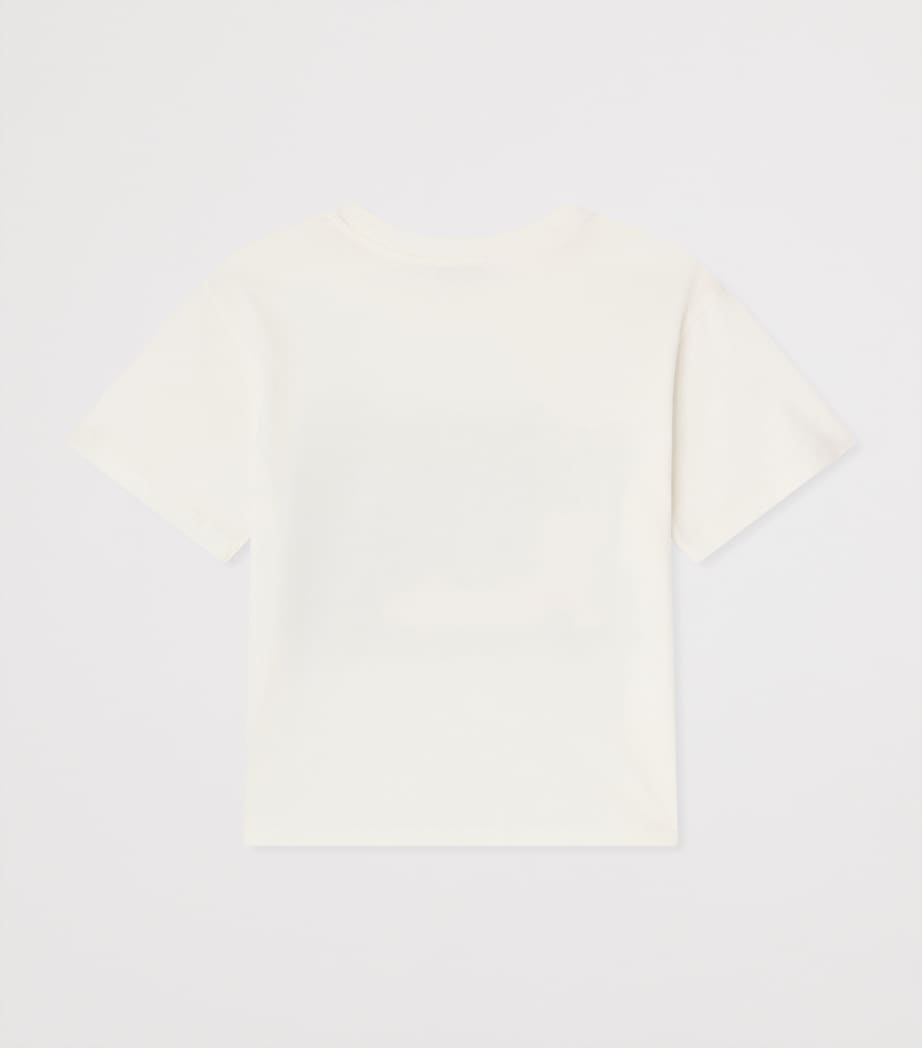 Bonpoint Cotton Car Graphic T-Shirt (4-8 Years) Upb Blanc Lait Image 2