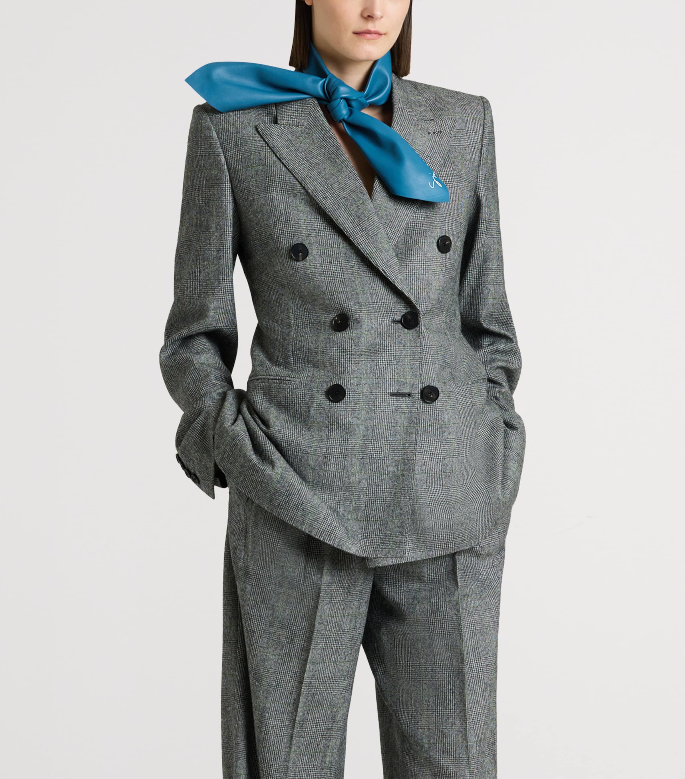 Givenchy Womens Wool Double-Breasted Blazer Image 2