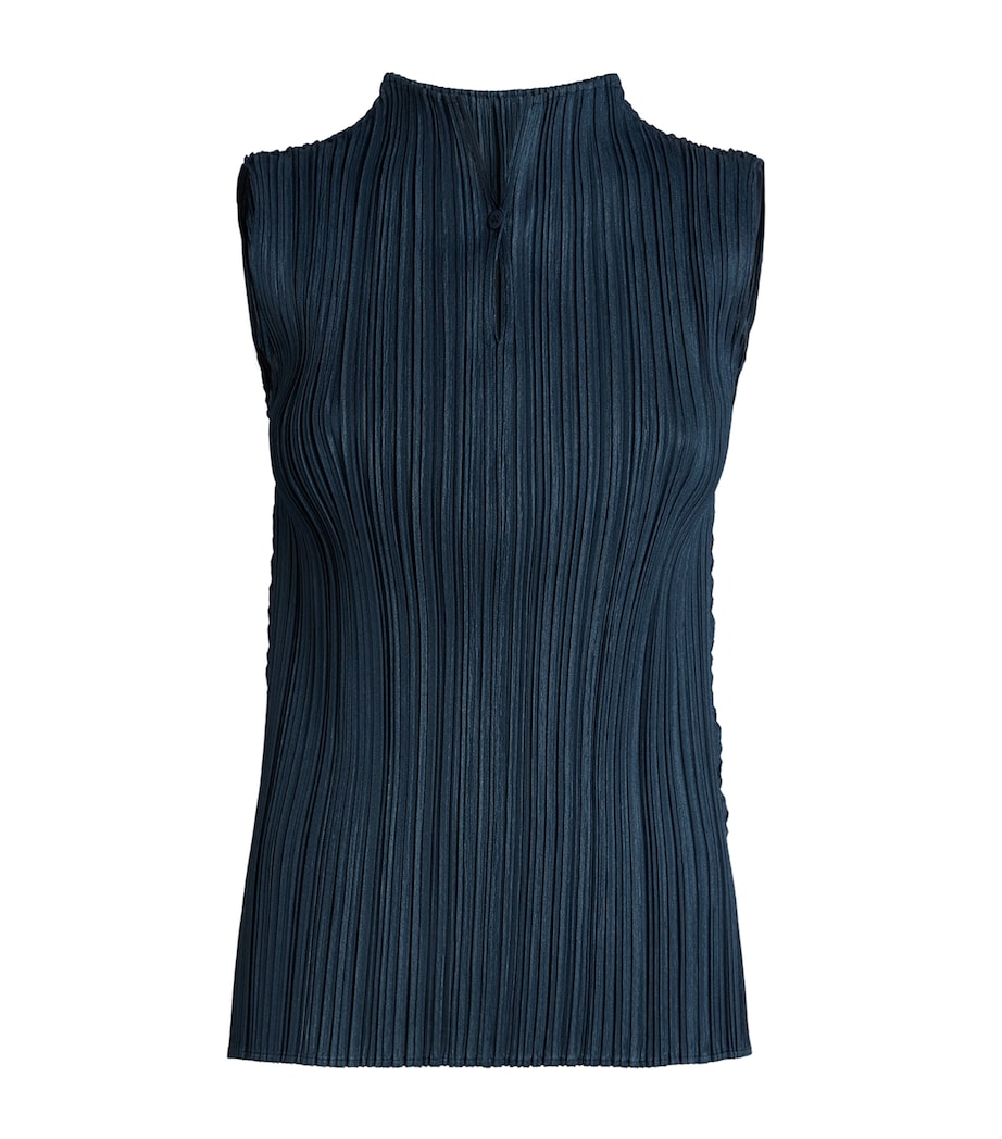 Mellow Pleats Top NAVY Image 1