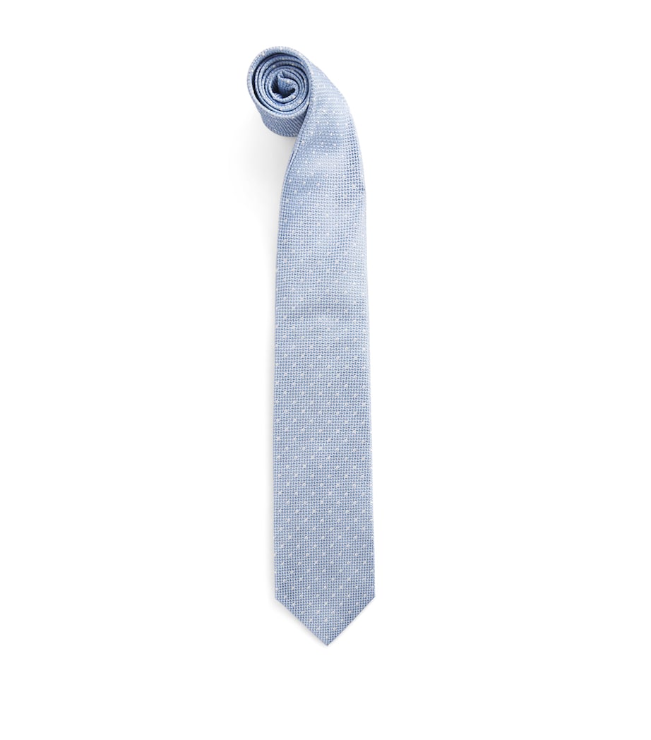 Isaia Silk Seven-Fold Tie Image 1