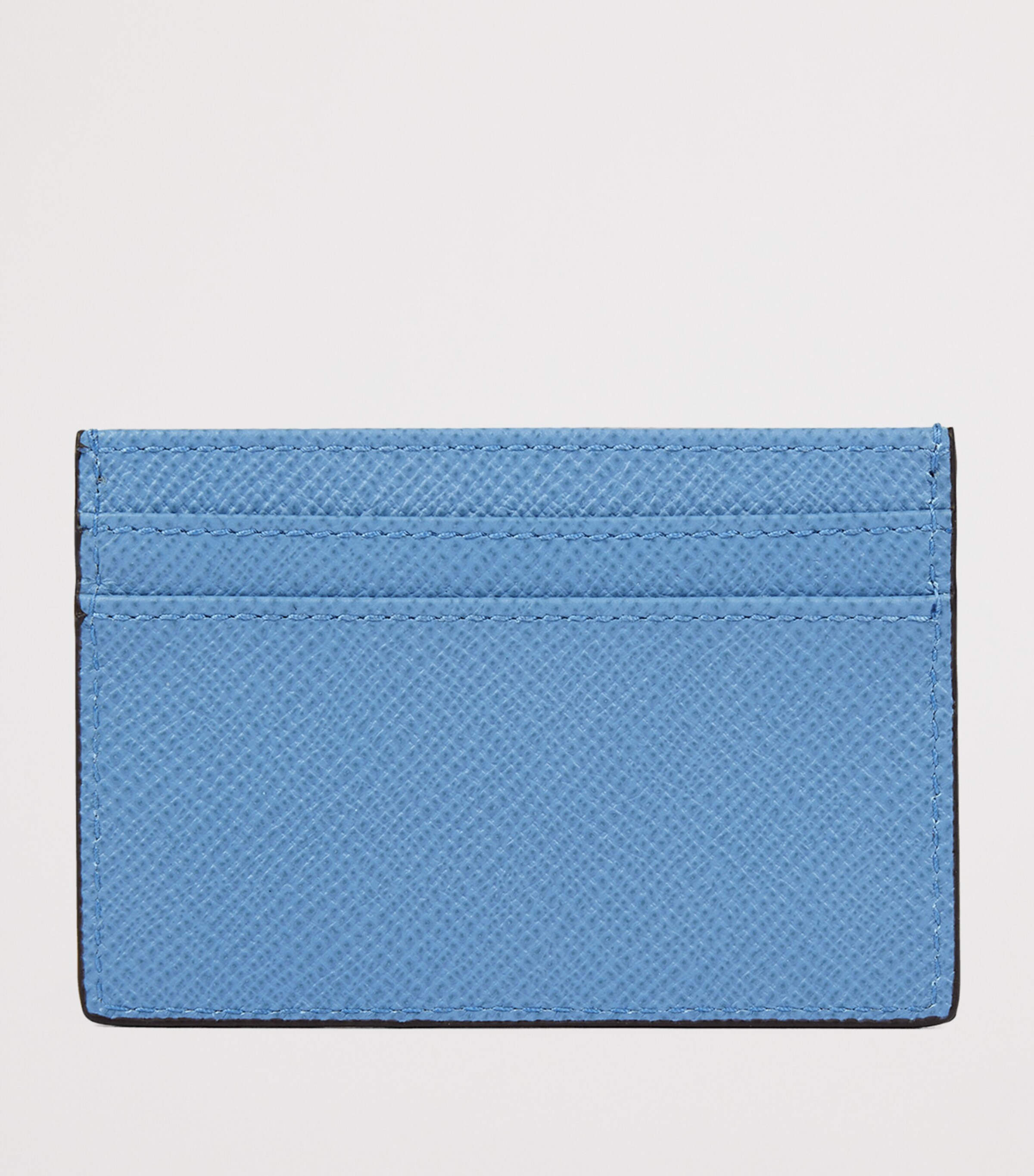 Smythson Panama Leather Stickers Card Holder N Blue Image 3