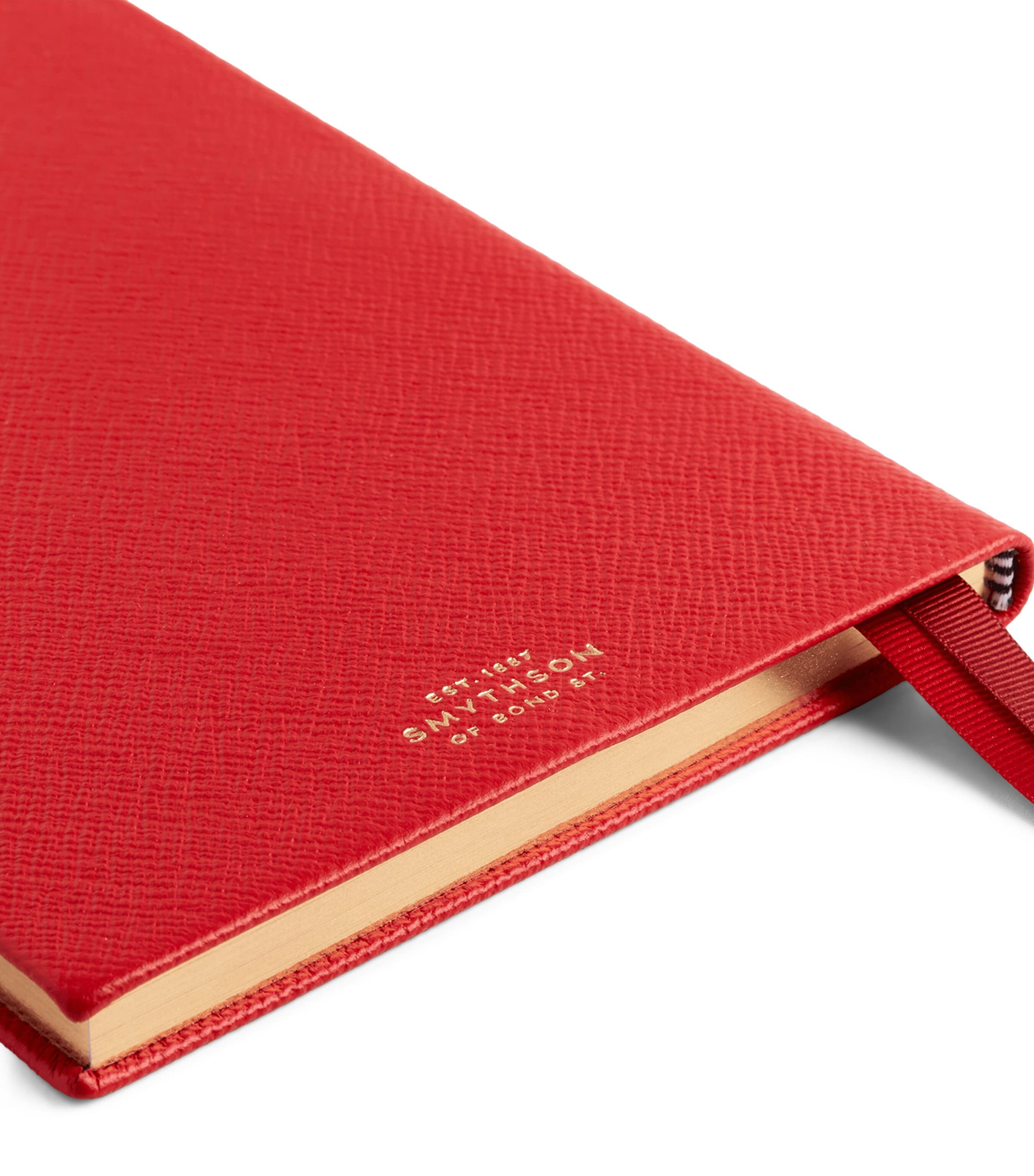 Smythson Leather Soho Weekly Diary 2027 Scarlet Red Image 6