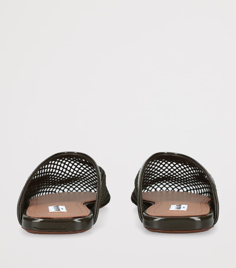 Fishnet Mules KHAKI Image 2