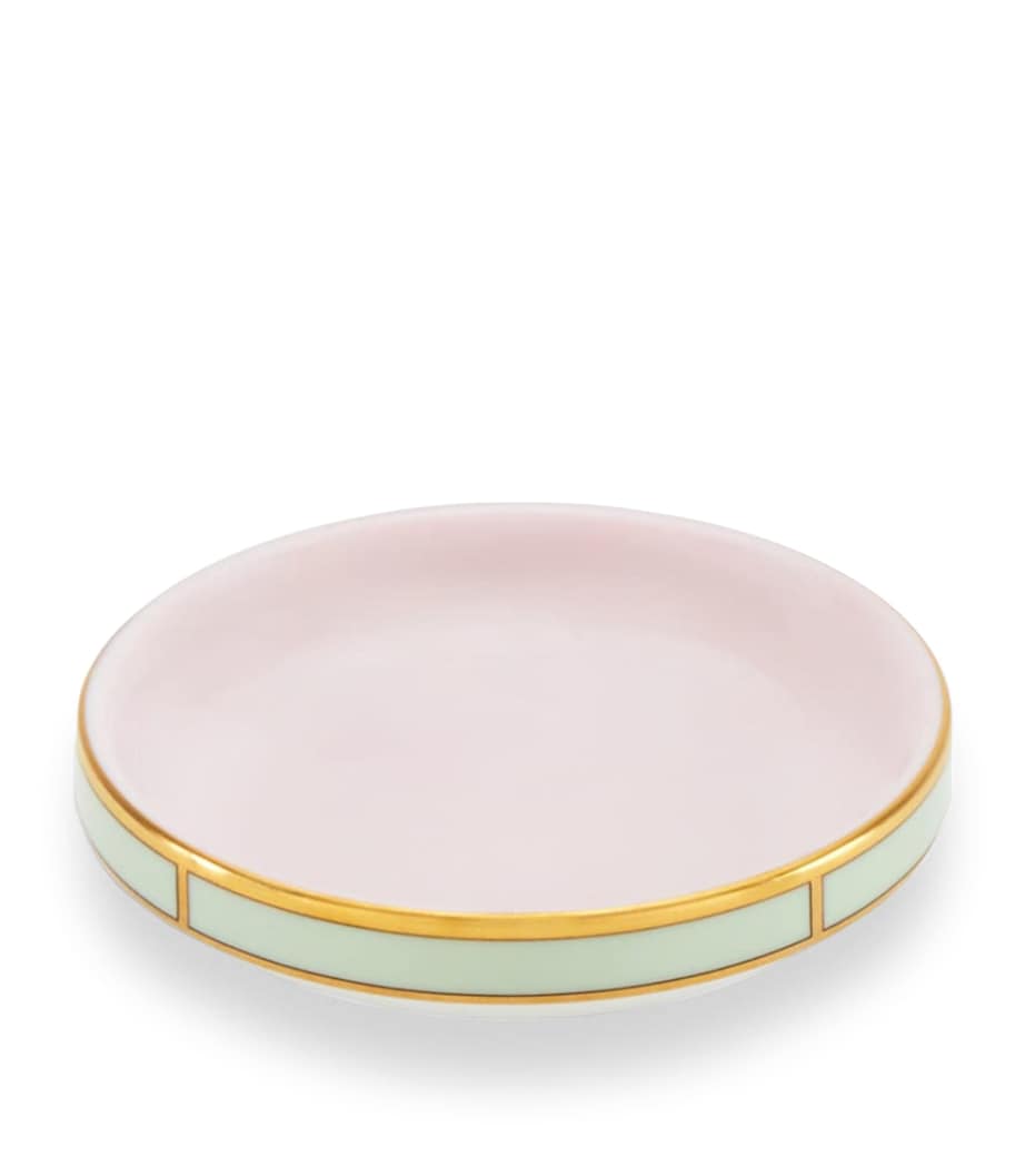 Porcelain Colonna Diva Rosa Butter Dish (10cm) G00134902 Image 4