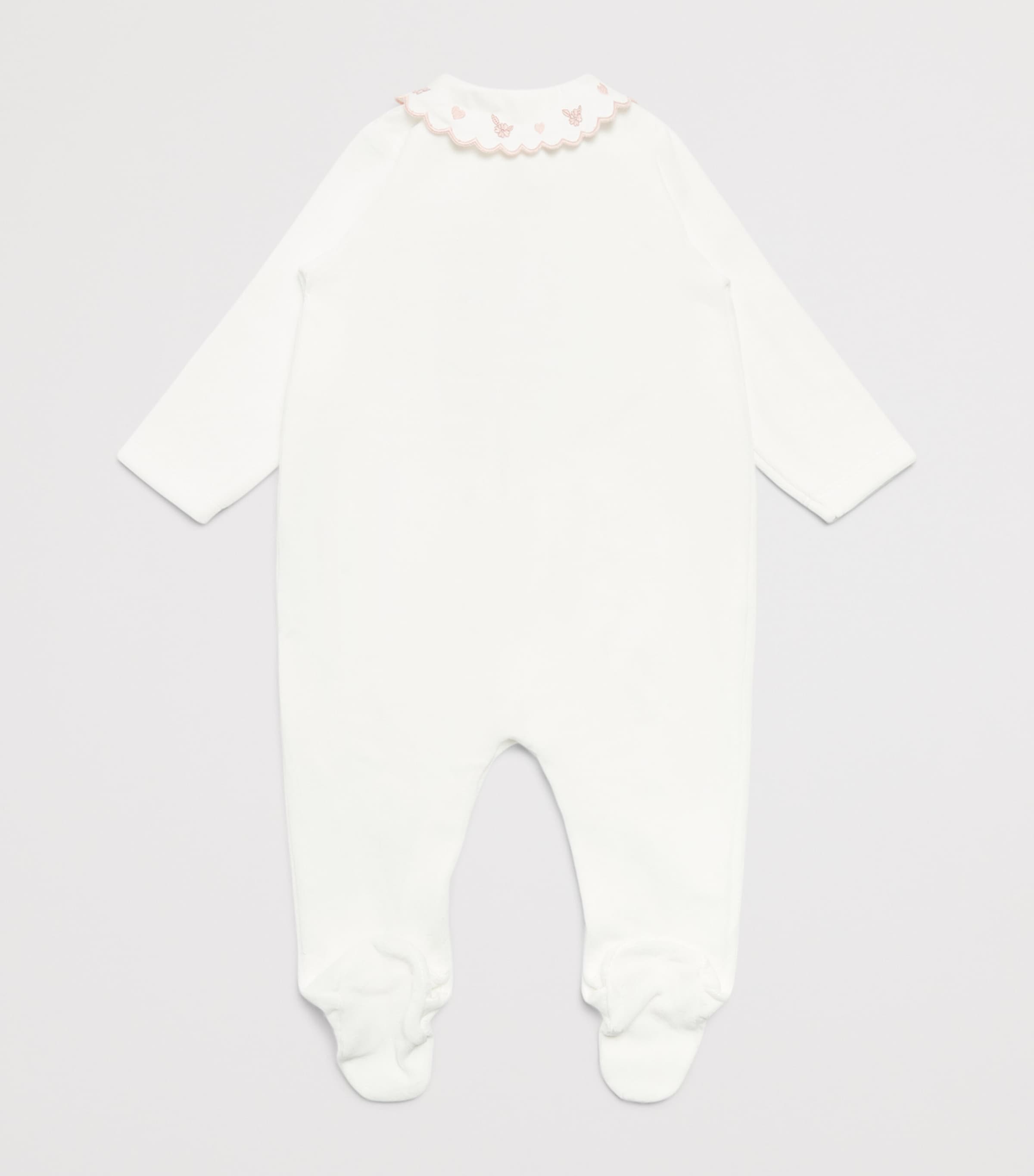 Patachou Embroidered-Collar All-in-One (0-24 Months) Image 2