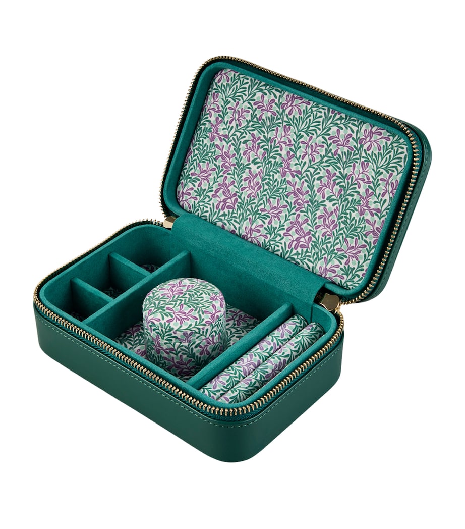 WOLF x Fiona Howard Sophia Jewellery Travel Case Frst Grn Frut Boticl Image 3