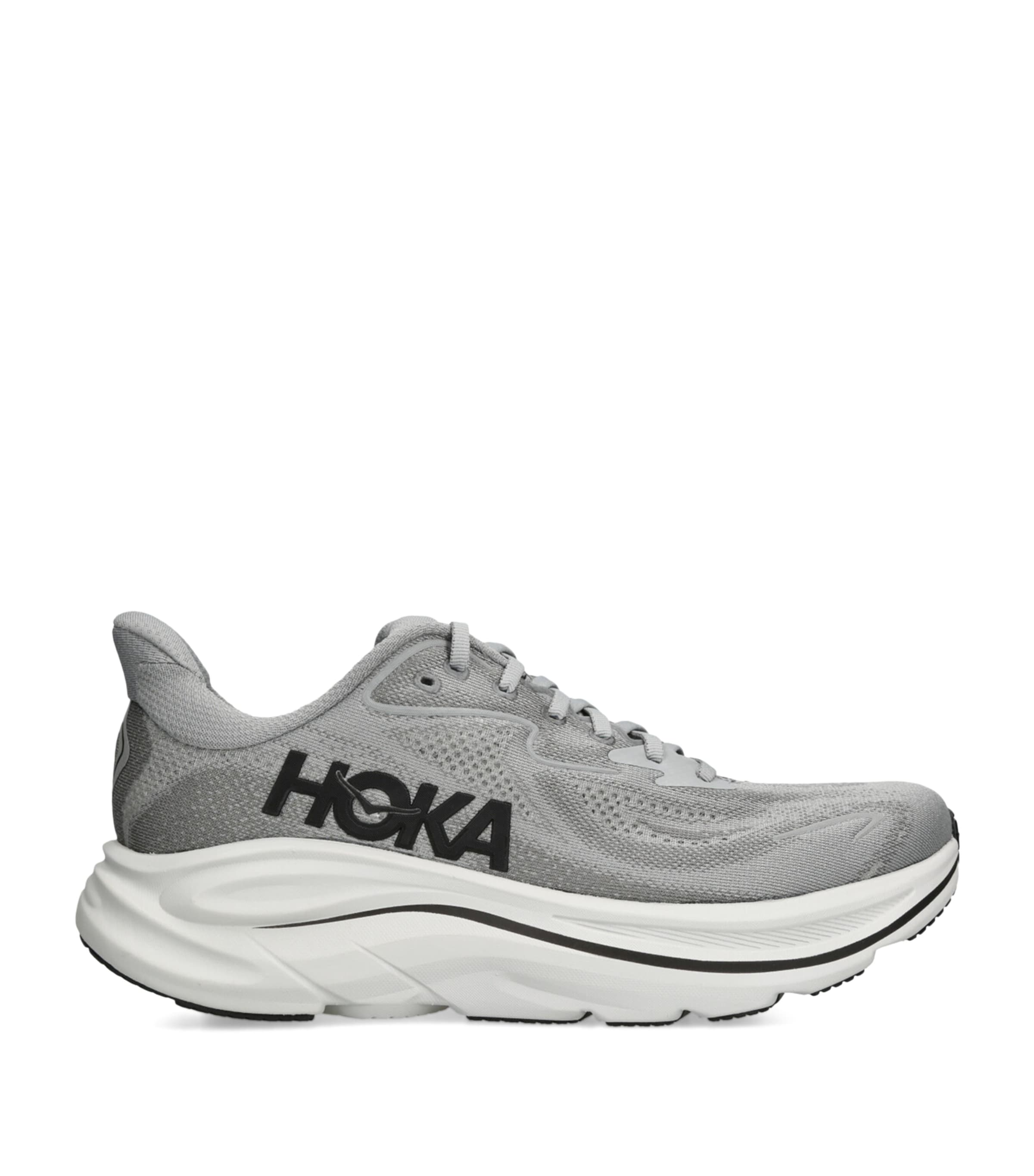 Hoka Clifton 10 Running Shoe In Gray